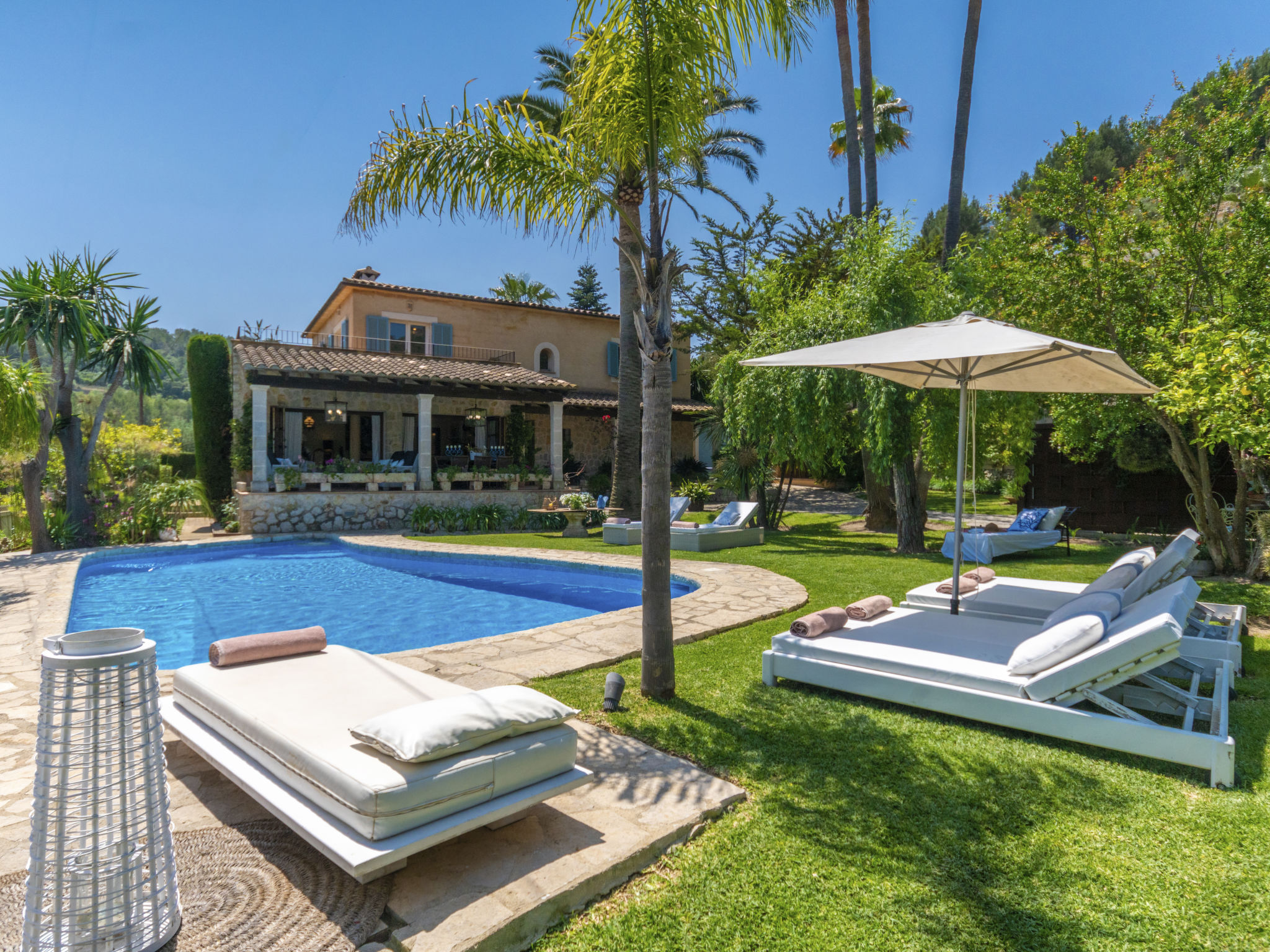 Villa Tramuntana Mancor: Stunning 4-Bedroom Mountain Villa with Private Pool and Panoramic Views in Mallorca Spain