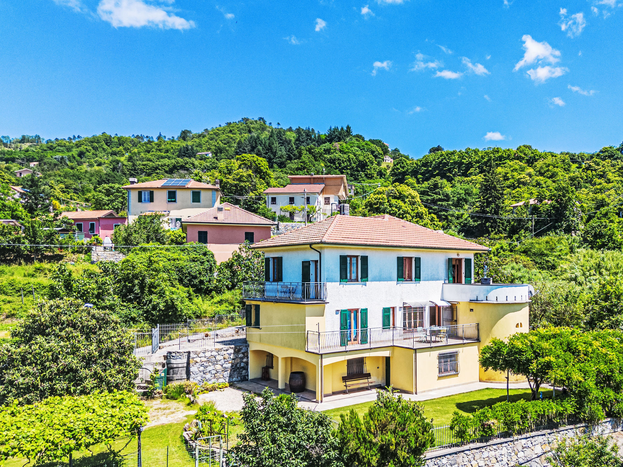 Villa Velva Castiglione: Spectacular 7-Bedroom Luxury Villa with Mountain Views and Private Gardens in Italian Riviera