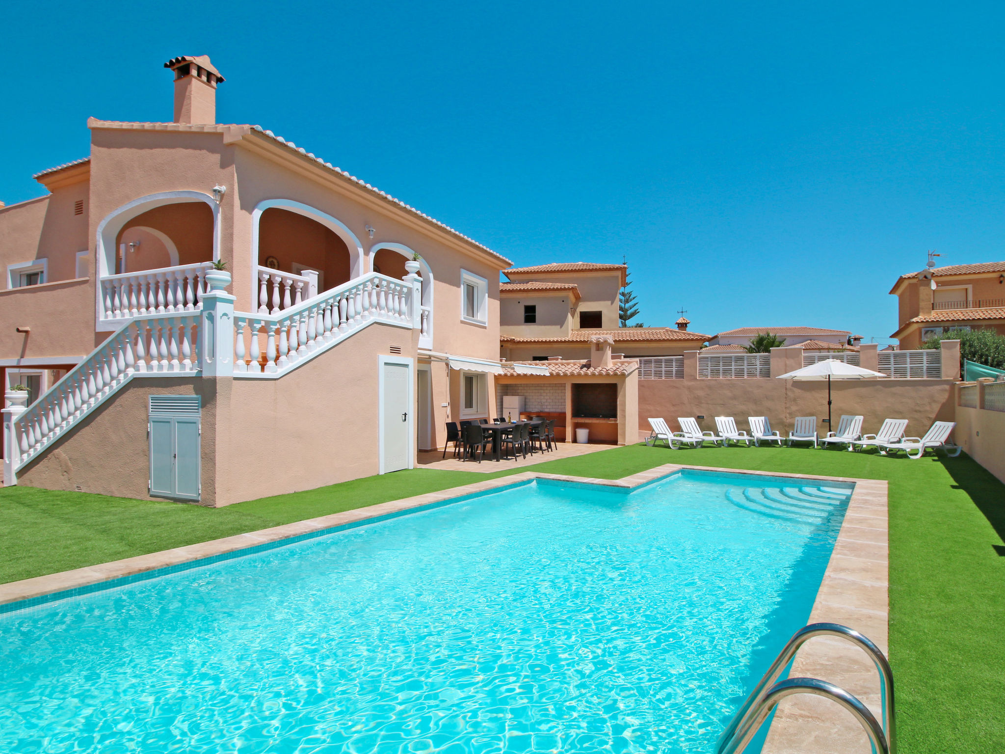 Villa Xàbia Calpe: Spectacular 8-Bedroom Family Villa with Private Pool and Mountain Access in Costa Blanca Spain