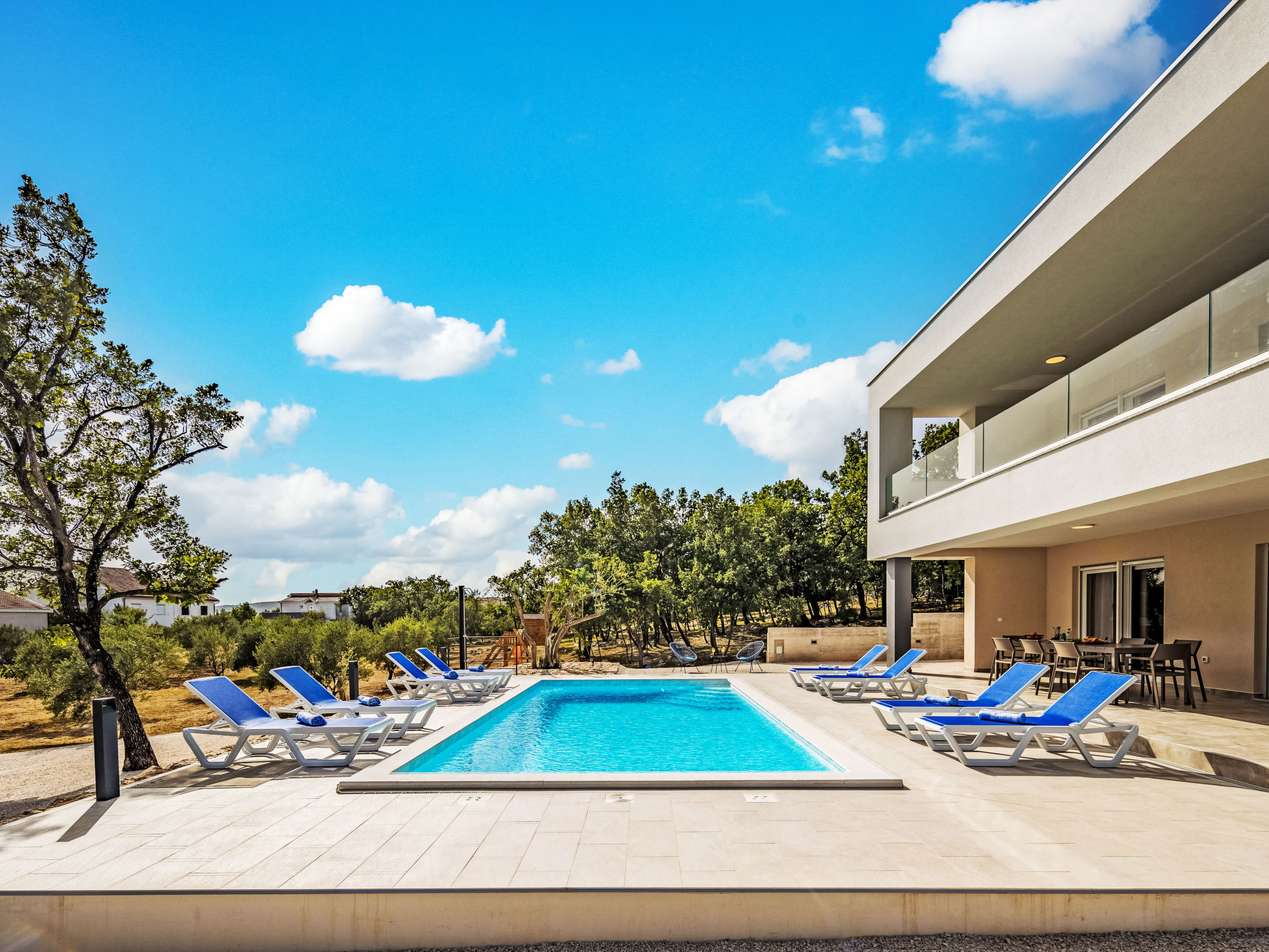 Villa Zrmanja Maslenica: Modern 3-Bedroom Luxury Villa with Private Pool and Sea Views in Croatia