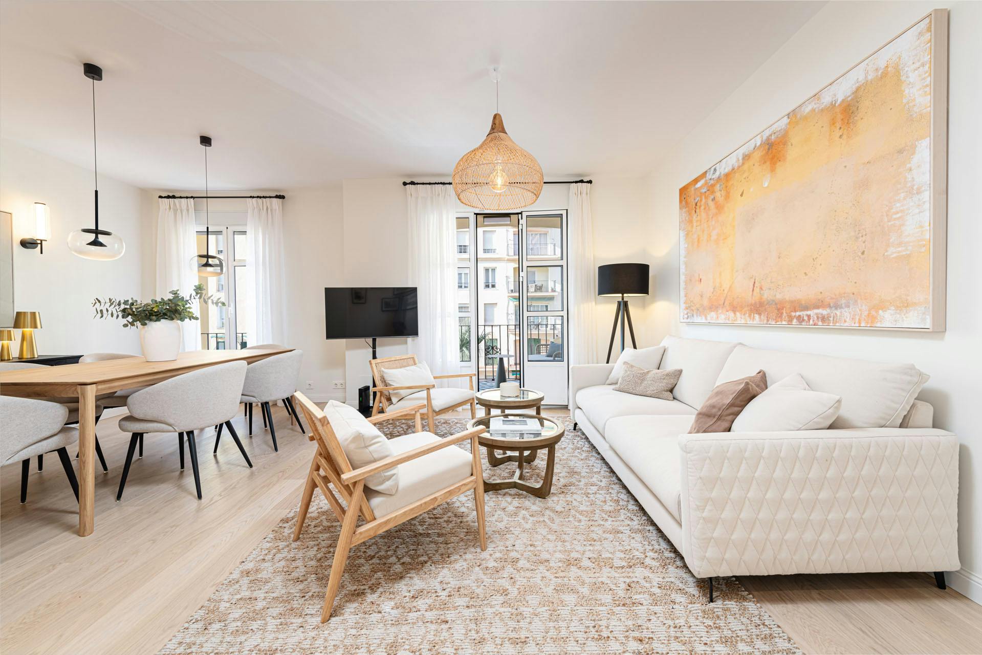 Apartamento Retiro Malagueta: Elegant 3-Bedroom Apartment with Sea Views, Malaga La Malagueta