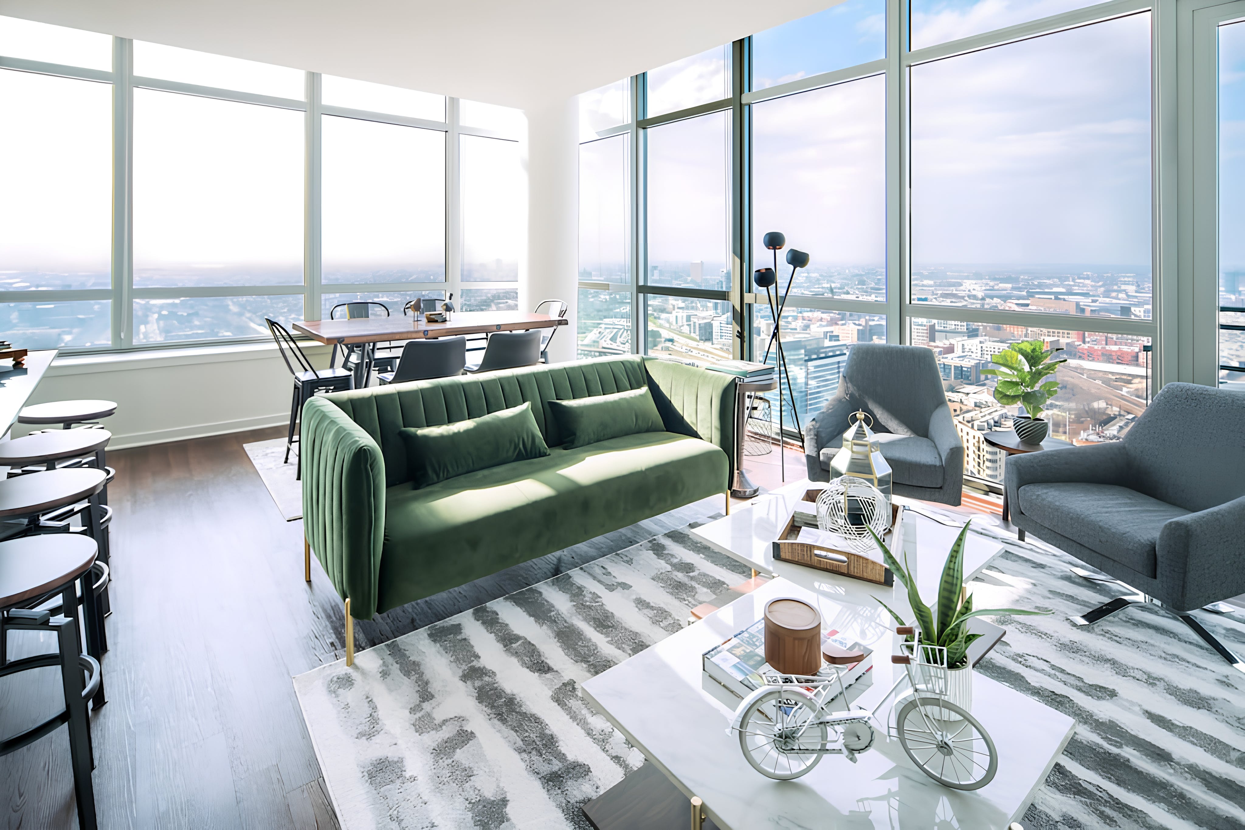 Apartment Calumet Chicago: Luxury 3-Bedroom Apartment with Hot Tub and Air-Con, Chicago