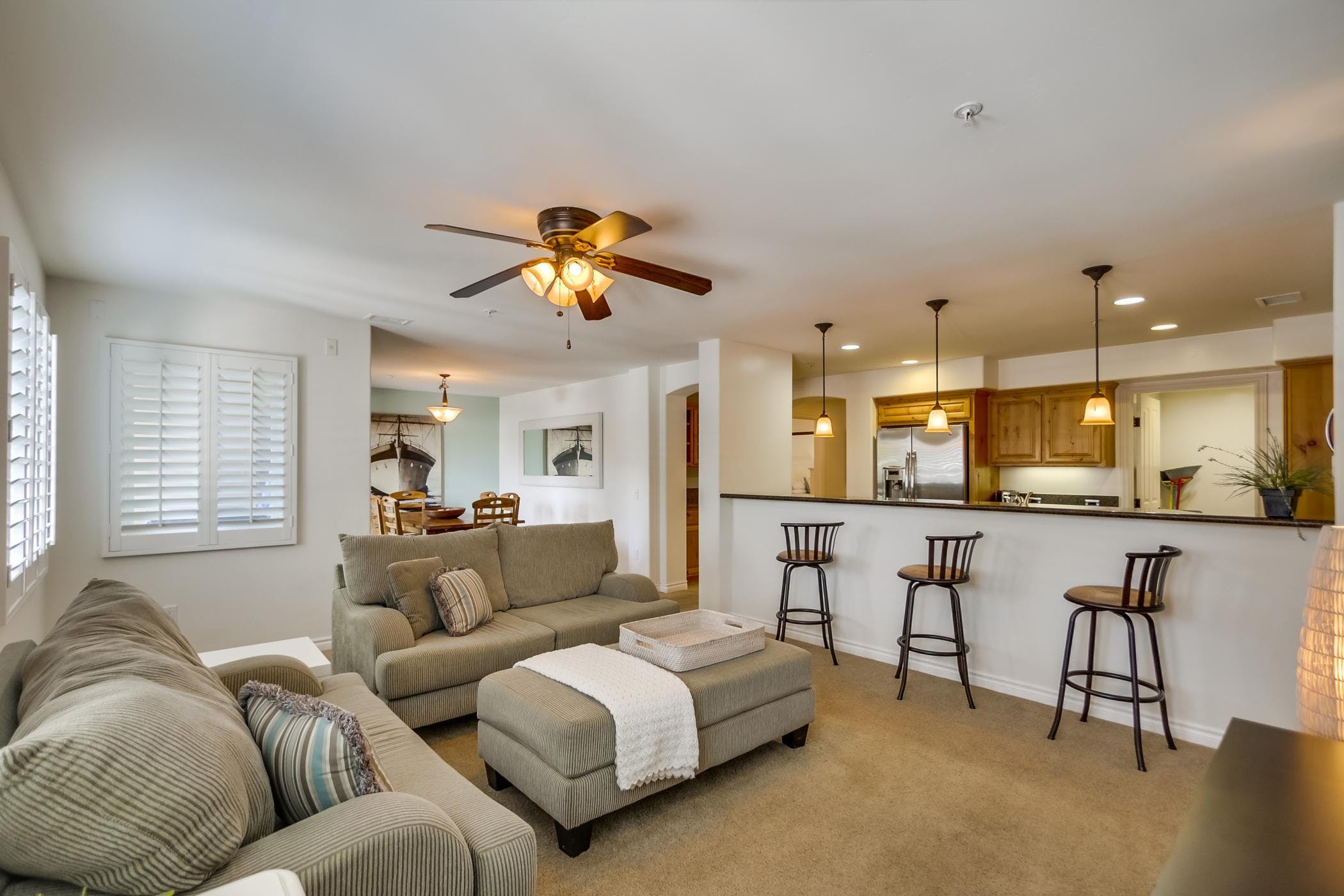 Apartment La Jolla Mission: Luxury 3-Bedroom Apartment with Sea Views and Air Conditioning, Mission Beach