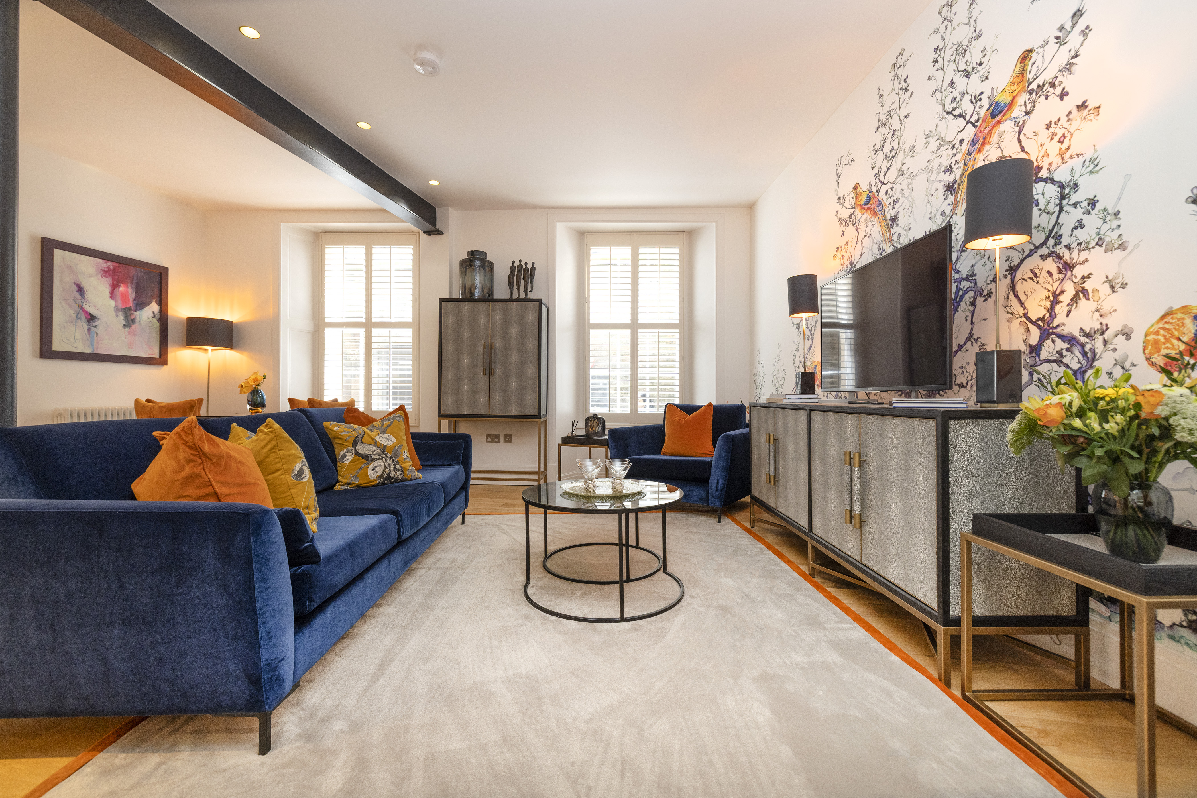 Apartment Roxburgh Newtown: Luxury 1-Bedroom Apartment with Air-Con and Private Outdoor Space, Edinburgh New Town