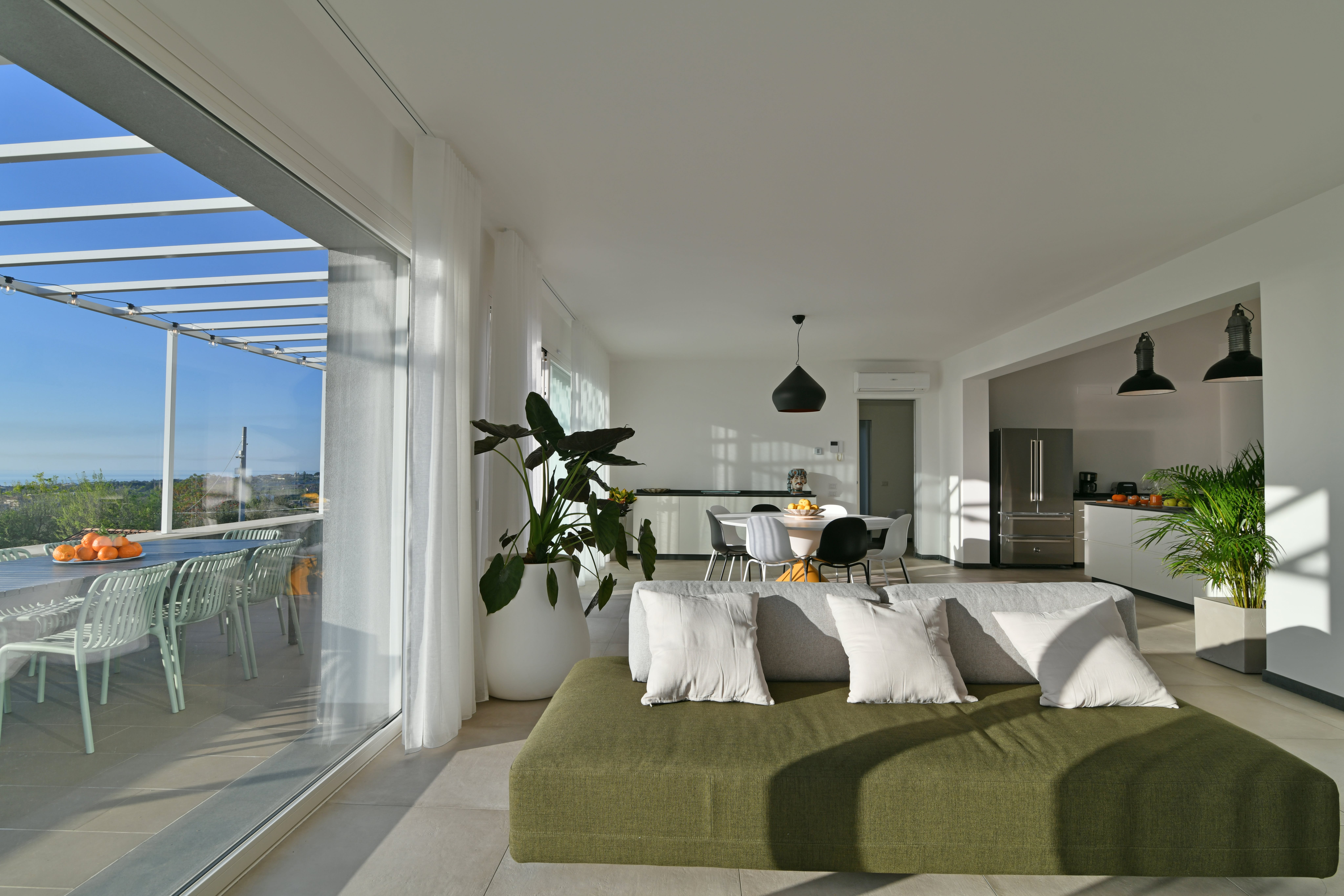 Villa Amaranto Milo Etna: Spacious 4-Bedroom Apartment Rental with Private Pool and Sea Views, Etna