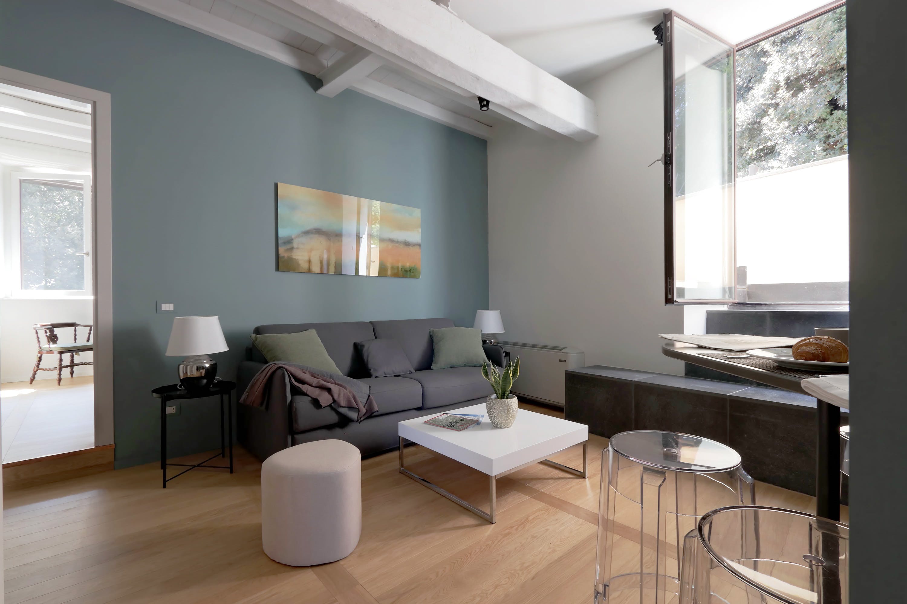 Villa Amaranto Gianicolo Trastevere: Stylish 2-Bedroom Apartment with Sauna in Trastevere, Rome