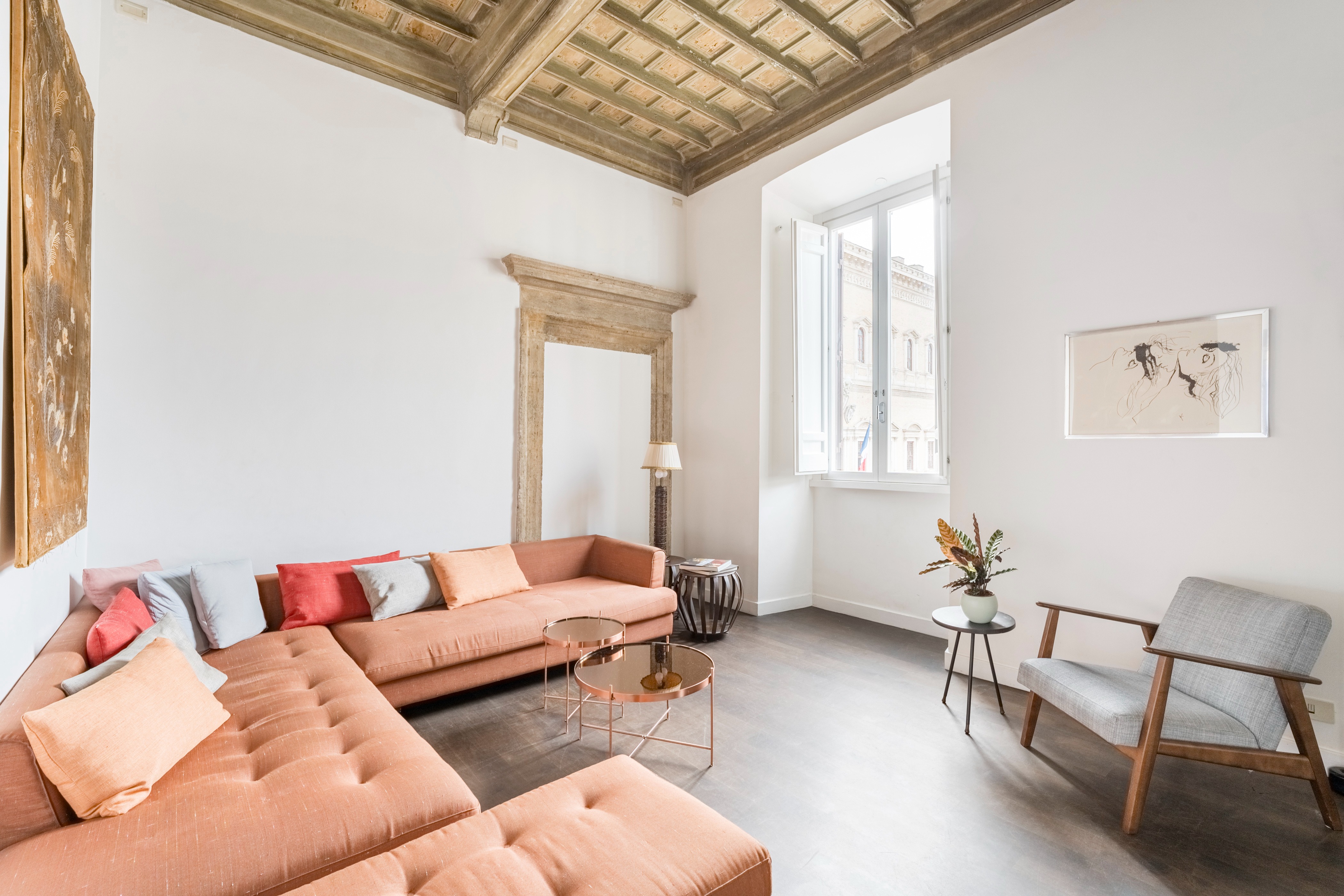 Villa Amaranto Orto Botanico Campo de’ Fiori: Charming 2-Bedroom Apartment Rental with Air Conditioning in Campo de’ Fiori, Rome