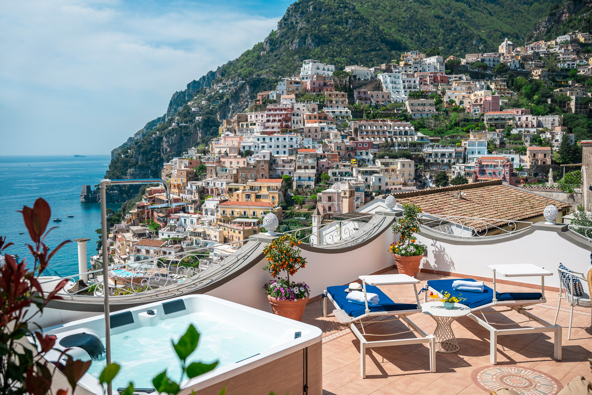 Villa Smeraldo Nocelle Positano: 2-Bedroom Luxury Apartment with Seaviews, Positano