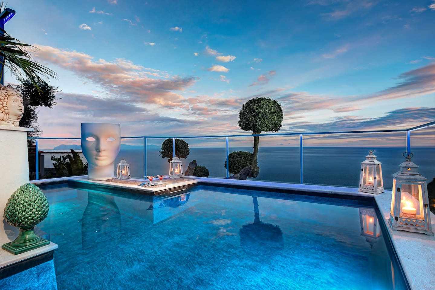 Villa Levante Crapolla Sorrento: Luxury 3-Bedroom Apartment with Pool and Sea Views, Sorrento