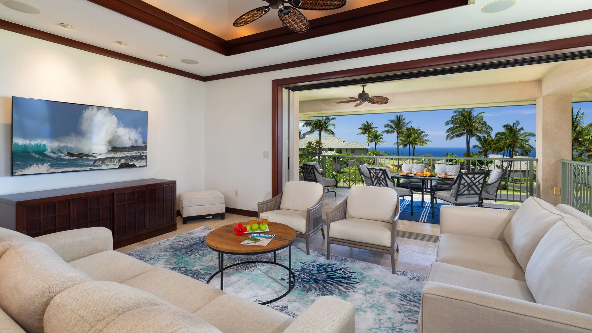 Casa Naupaka Hapuna: 3-Bedroom Golf Villa Rental with Pool and Seaviews, Hawaii