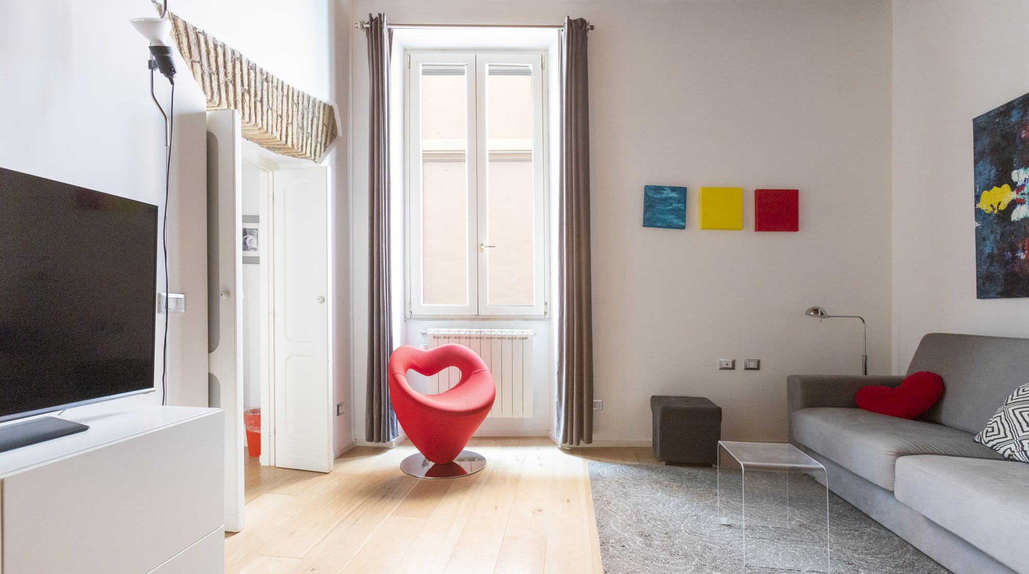 Villa Amaranto Ripetta Navona: Elegant 3-Bedroom Apartment Rental with Air Conditioning in Navona Rome