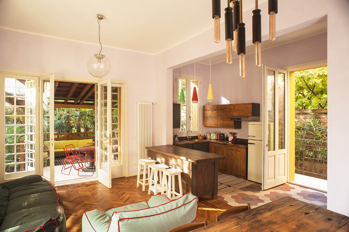 Casa Pignatta Bologna: Chic 3-Bedroom Apartment Rental with Garden Terrace, Bologna