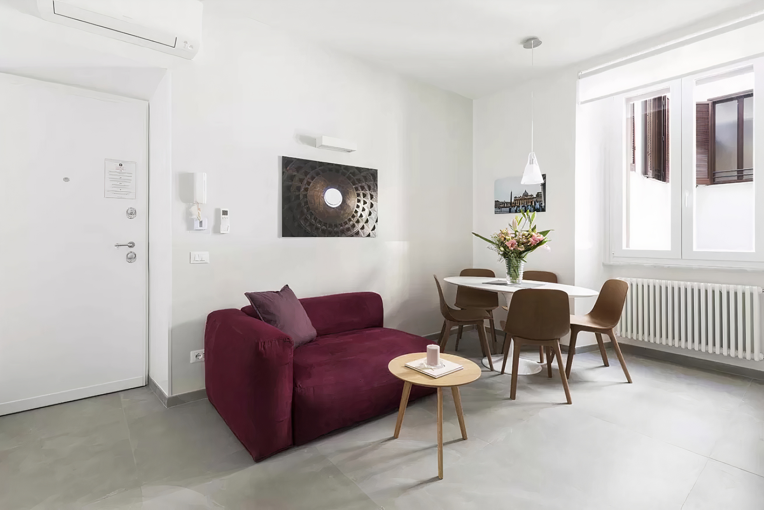 Casa Pinciana Roma: Elegant 3-Bedroom Apartment Rental with Air-Con in Pincio Rome