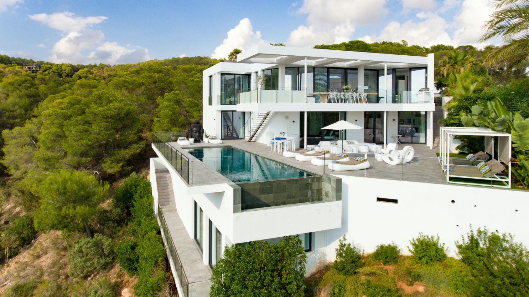 Villa Garbí Cala Codolar Es Cubells: Luxury 5-Bedroom Villa with Infinity Pool and Sea Views, Es Cubells