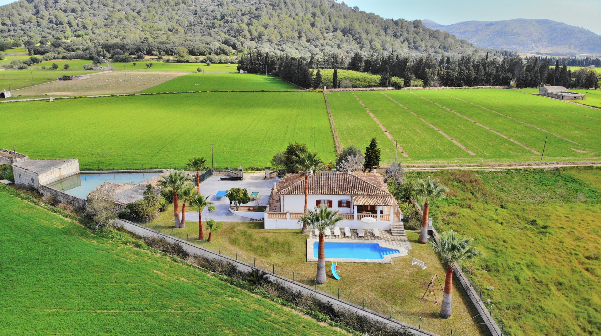 Casa Solleric Sa Pobla: Luxury 3-Bedroom Apartment with Pool and Sea Views, Mallorca