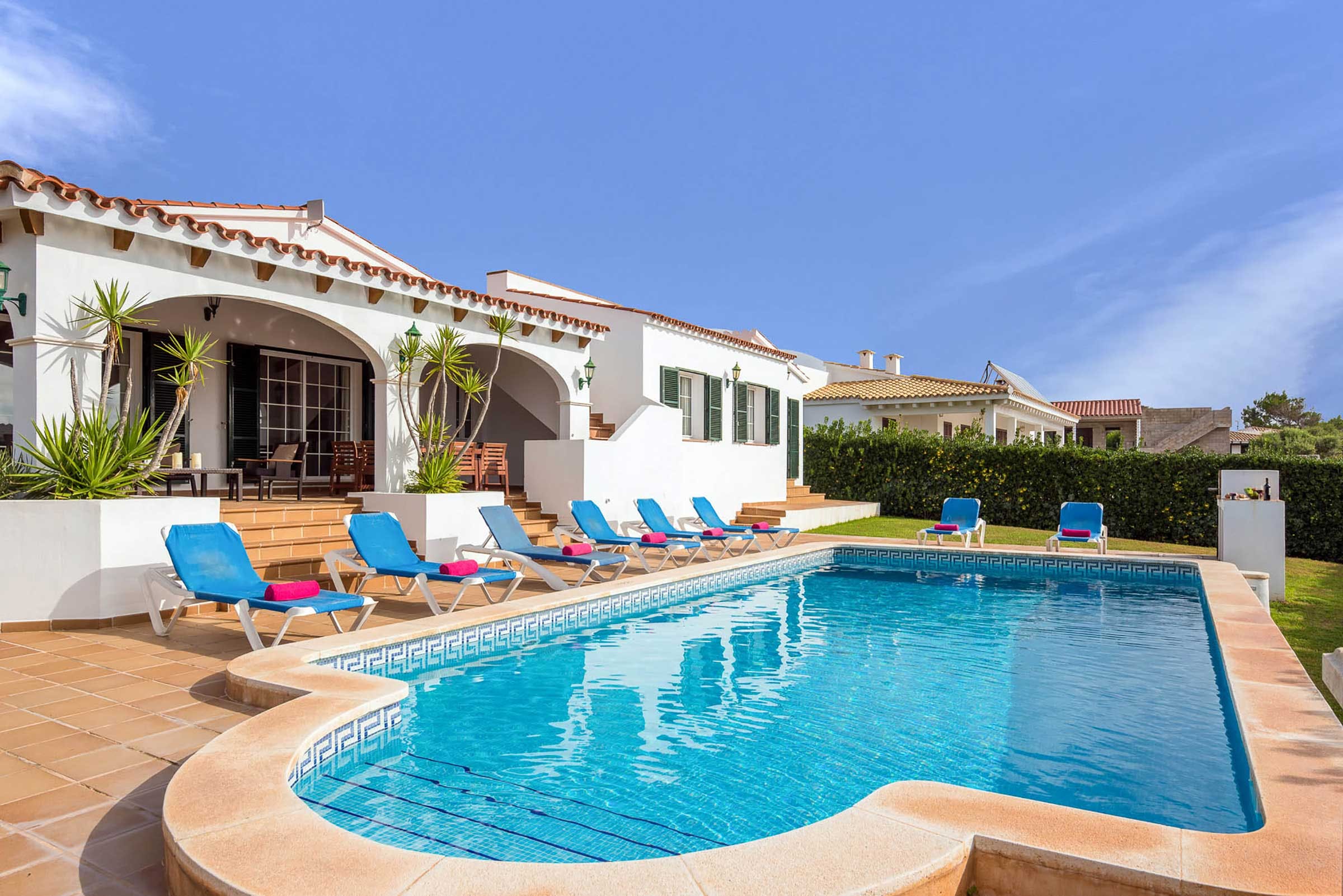 Villa Migjorn Binibeca Menorca: Spacious 4-Bedroom Apartment with Private Pool, Menorca
