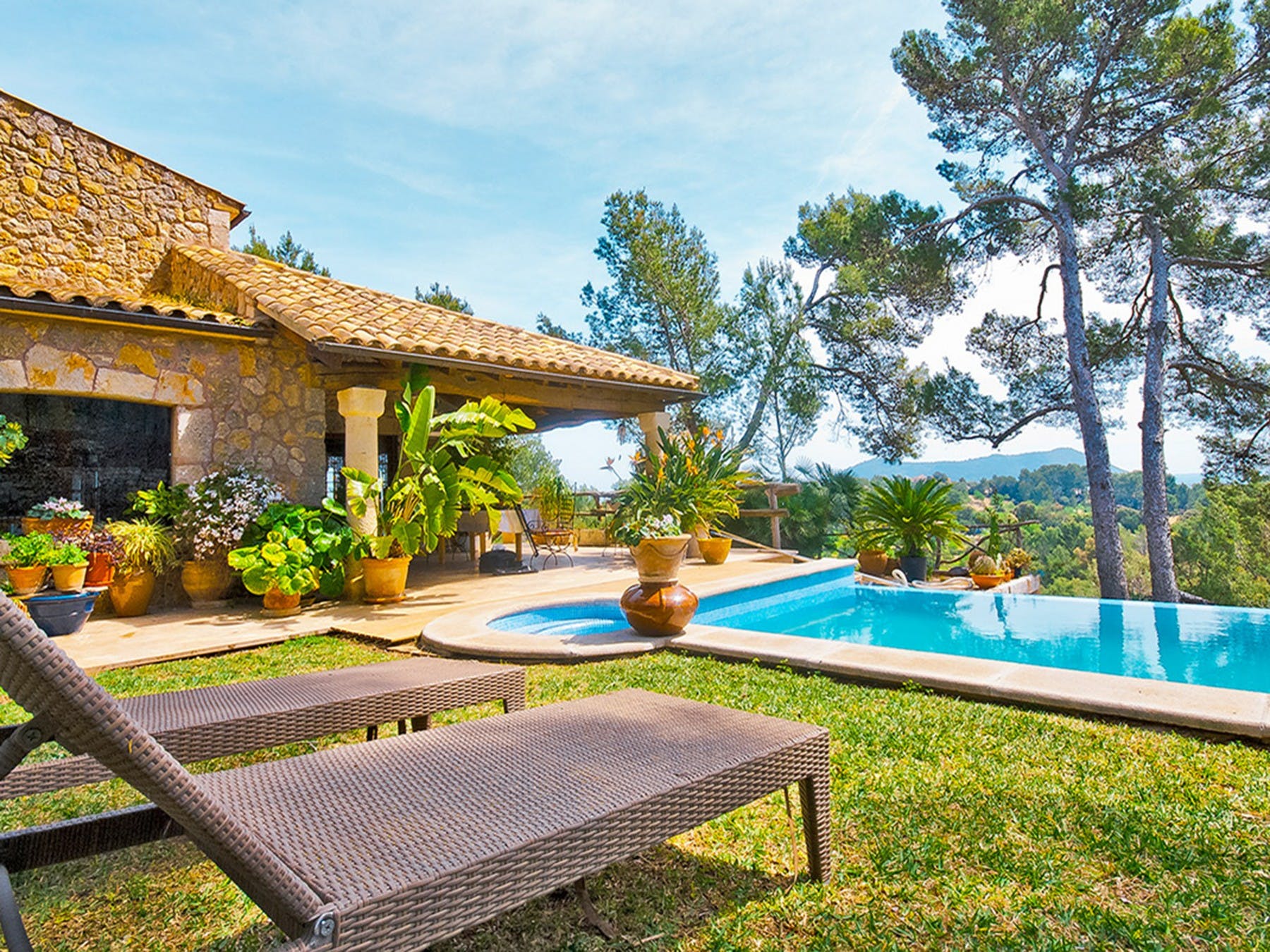 Villa Mestral Santa Magdalena Inca: 3-Bedroom Apartment with Seaview and Pool, Inca Mallorca