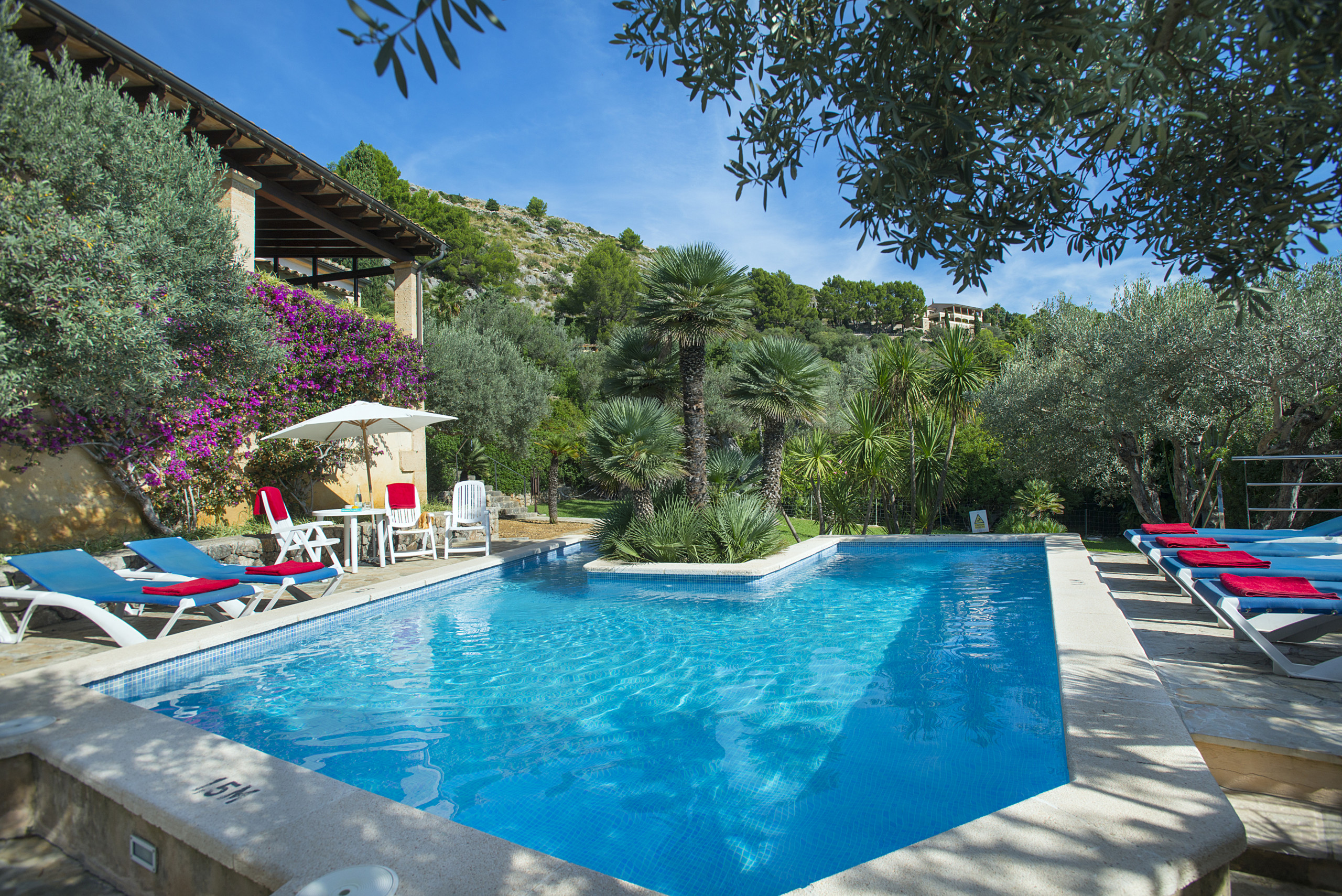 Villa Solano Llenaire Pollença-695113: 3-Bedroom Apartment with Seaview and Pool, Pollença