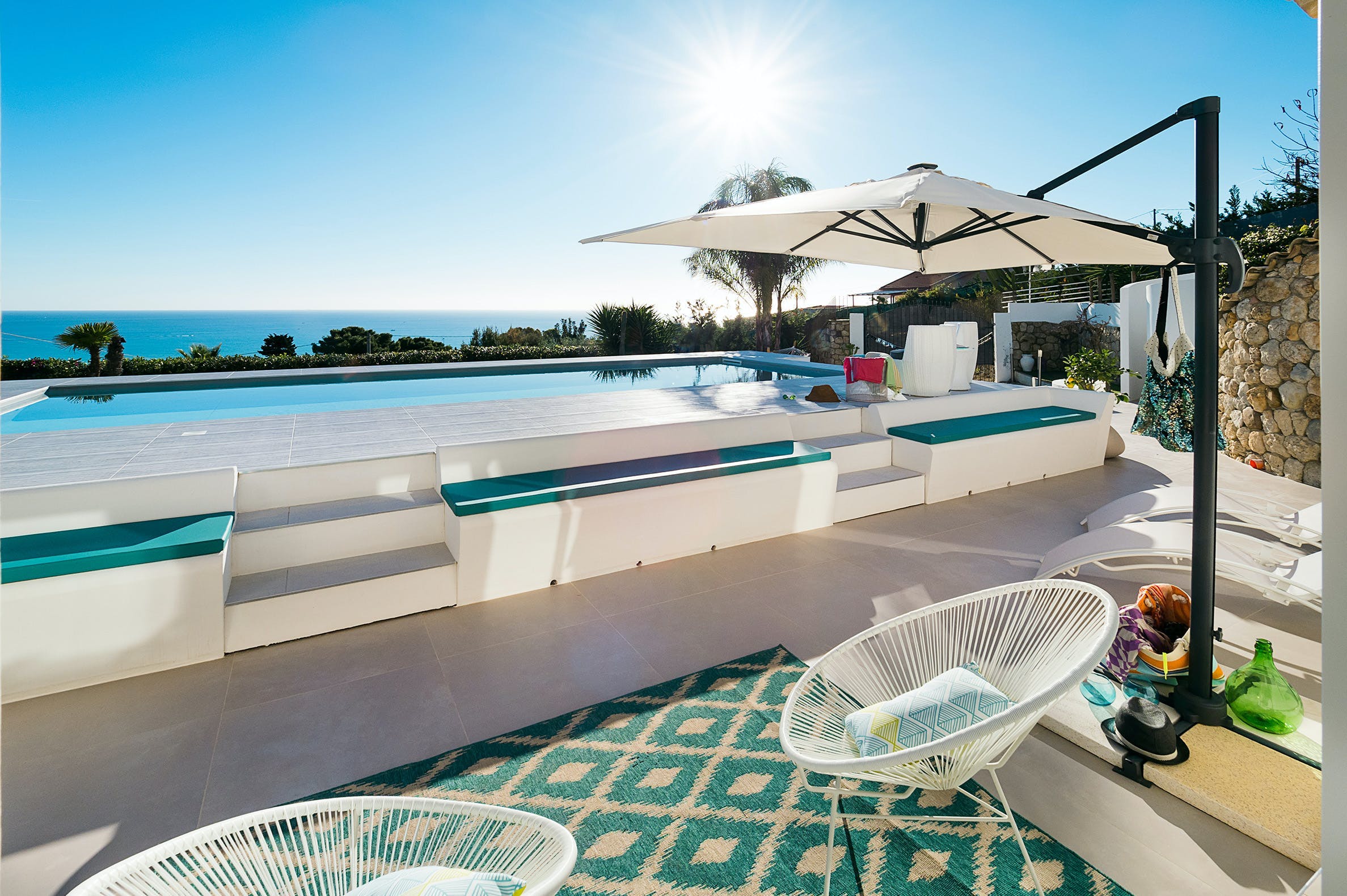 Villa Ambrato Cornino Sicily: Luxury 3-Bedroom Apartment with Seaview and Pool, Sicily