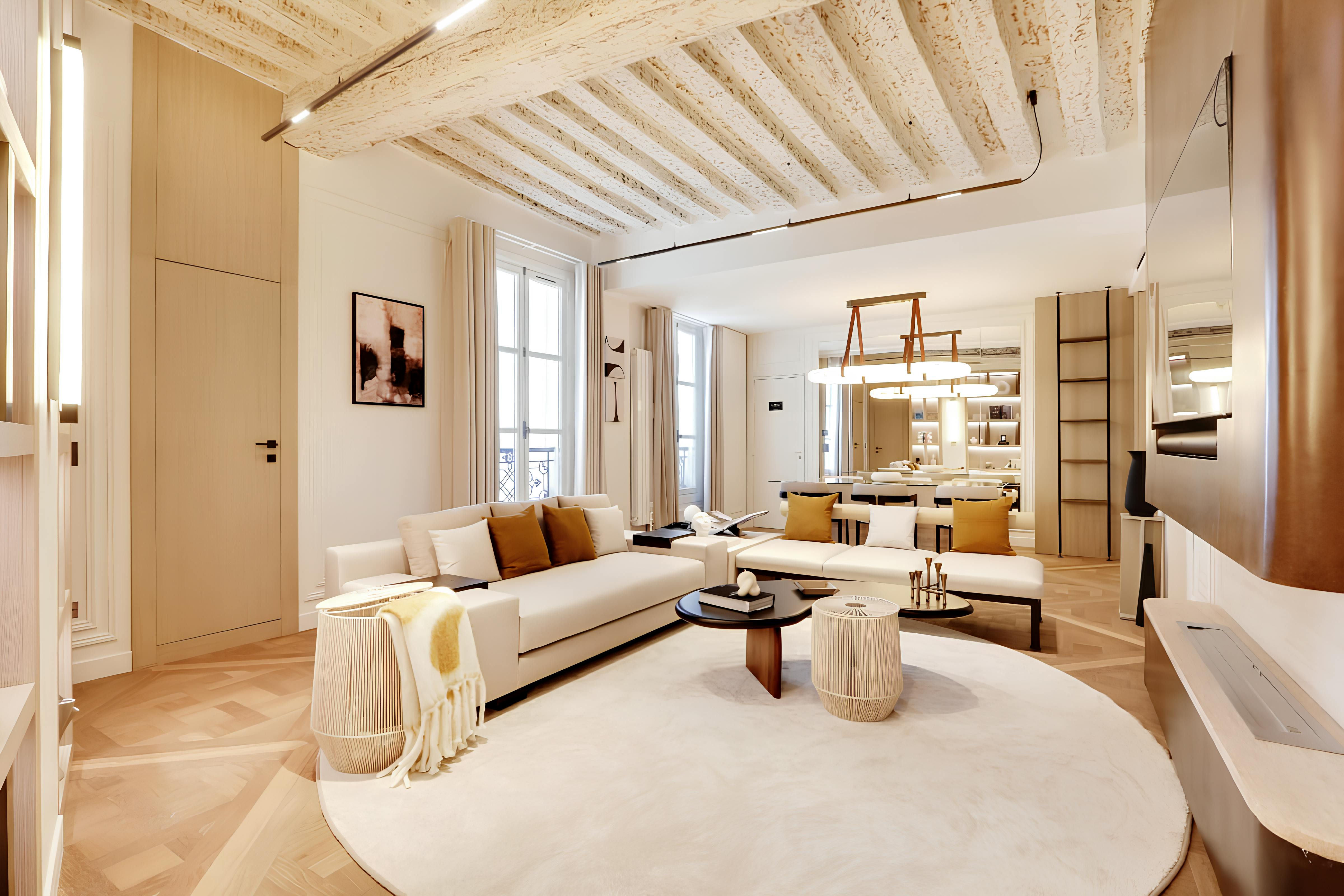 Villa Safran Saint-Michel Île de la Cité: Elegant 2-Bedroom Apartment with Historic Charm, Île de la Cité