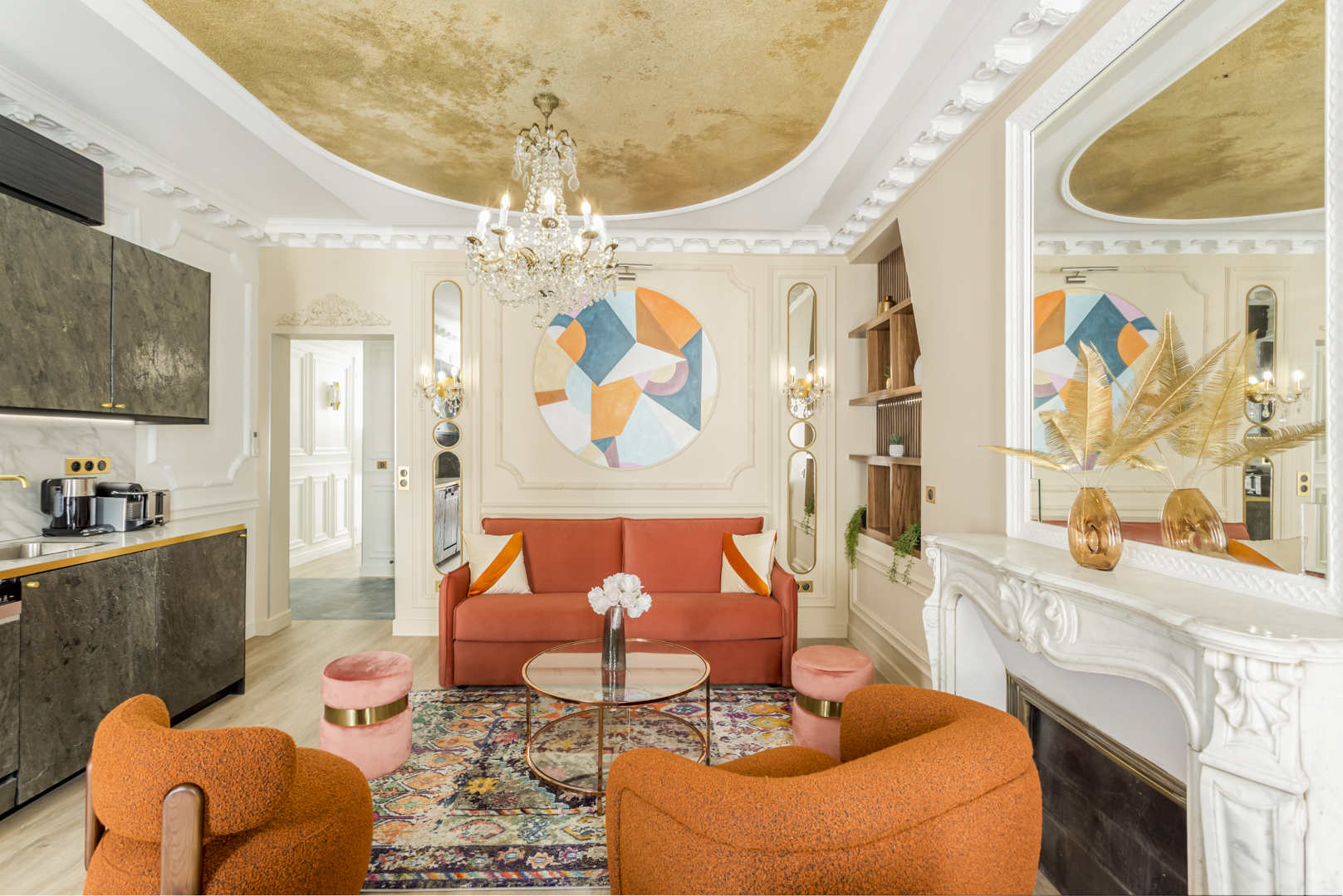 Villa Crépuscule Pigeonneau Opéra – Madeleine – Grands Magasins: Elegant 5-Bedroom Apartment for Families and Groups, Paris