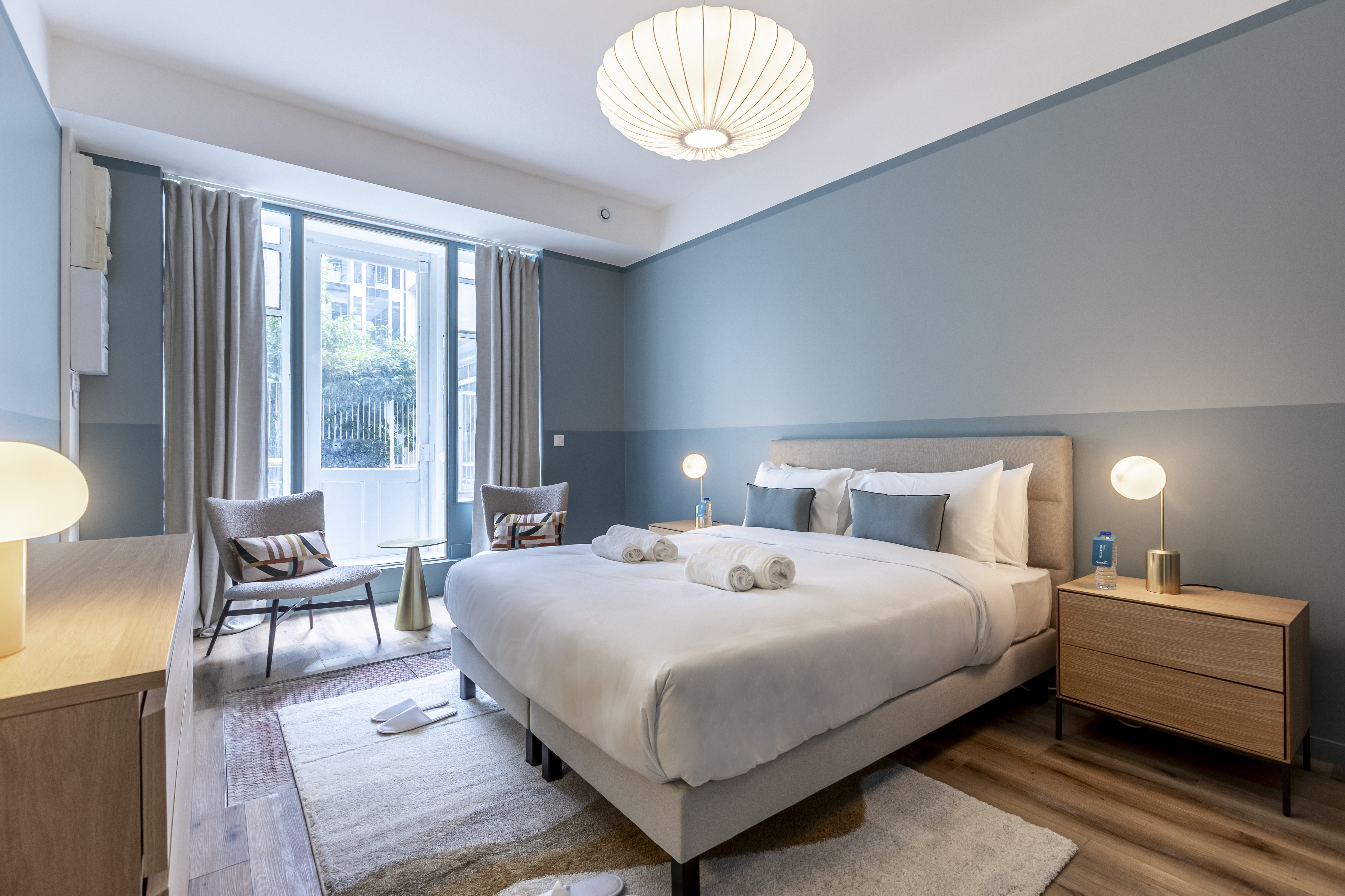 Villa Crépuscule Pigeonnier Opéra – Madeleine – Grands Magasins: Elegant 2-Bedroom Luxury Apartment with Air-Con, Paris