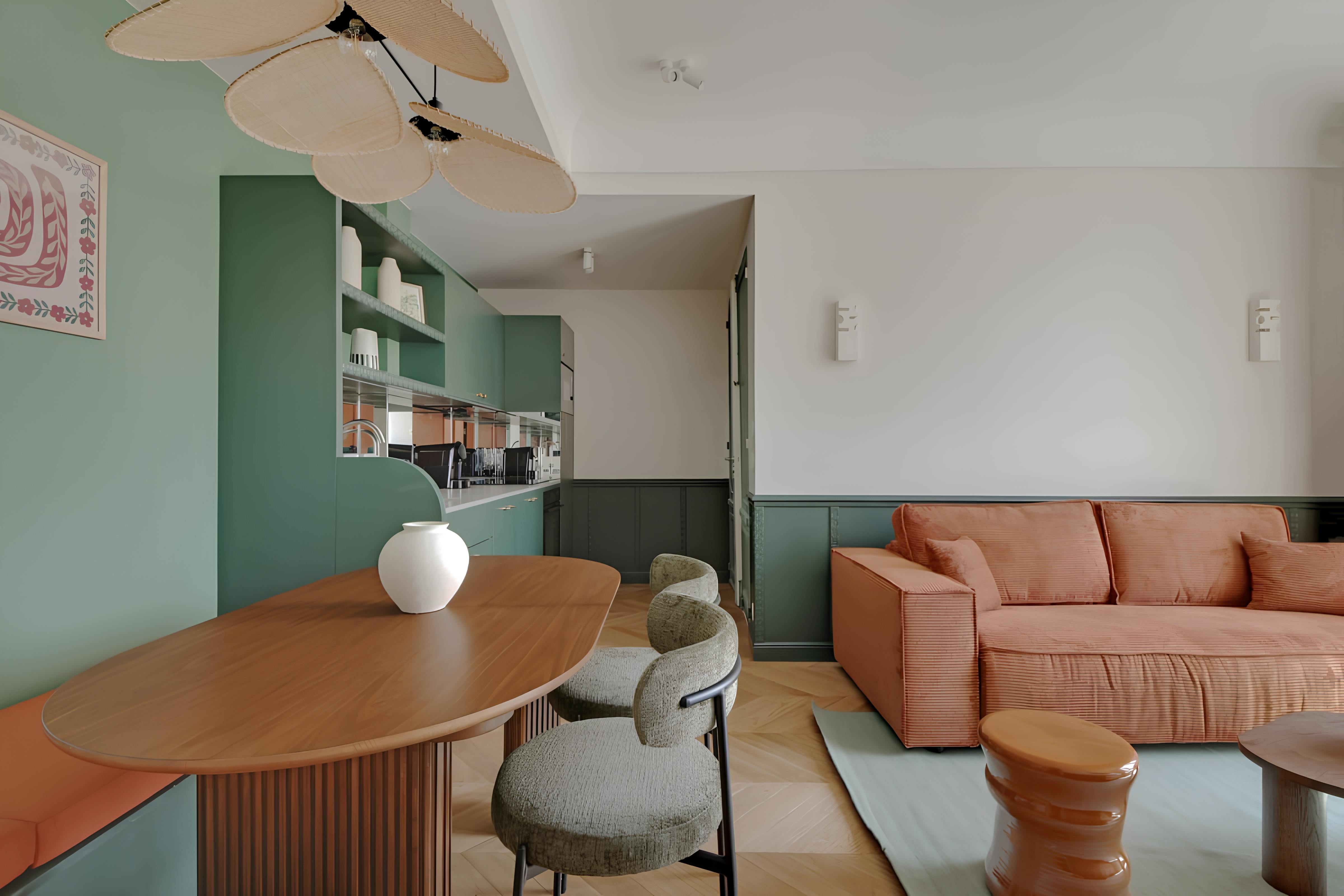 Villa Crépuscule Faubourg Opéra – Madeleine – Grands Magasins: Elegant 2-Bedroom Apartment with City Views, Opéra – Madeleine – Grands Magasins, Paris