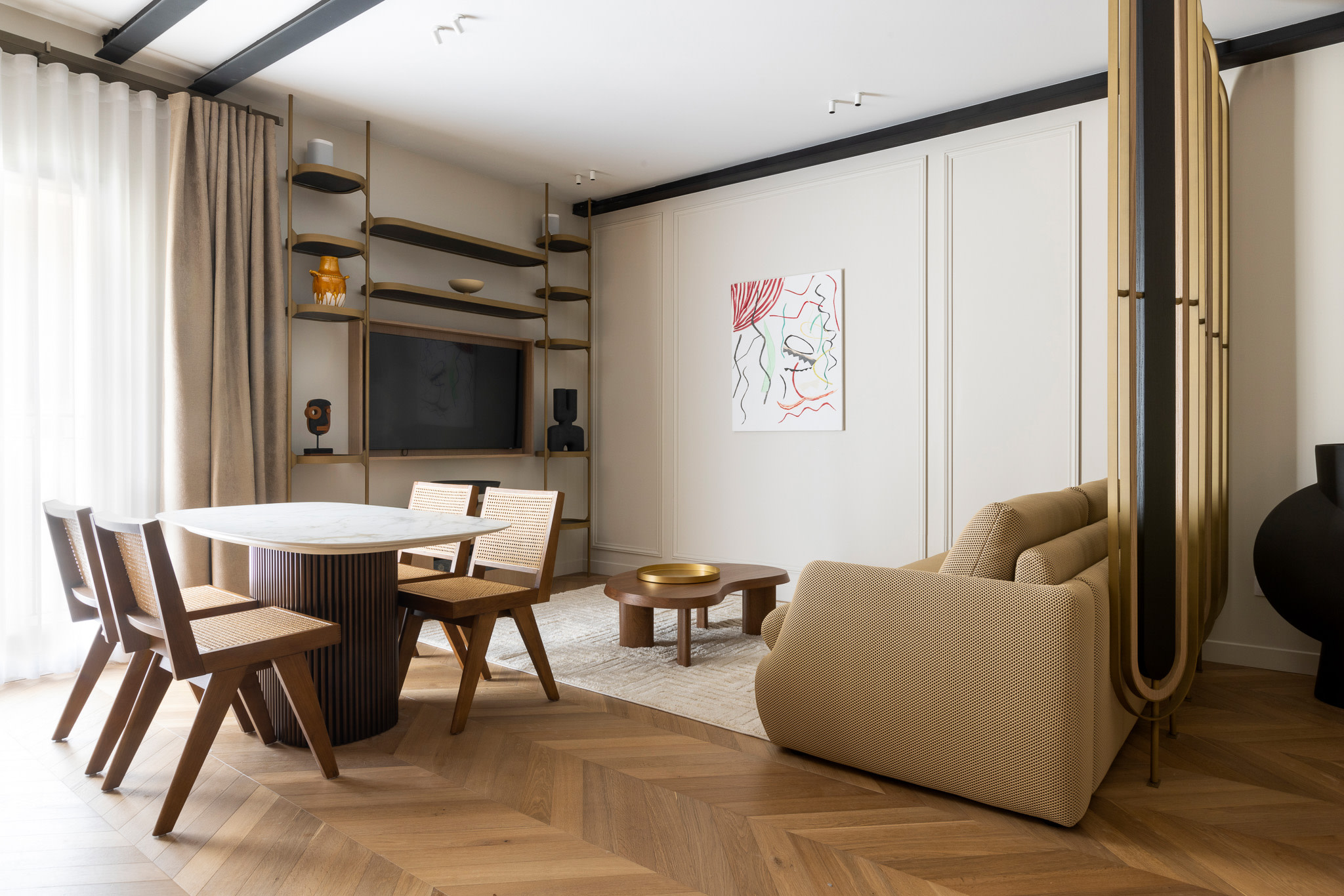 Villa Safran Les Halles Montorgueil: Stylish 1-Bedroom Apartment with Air-Con in Montorgueil – Les Halles