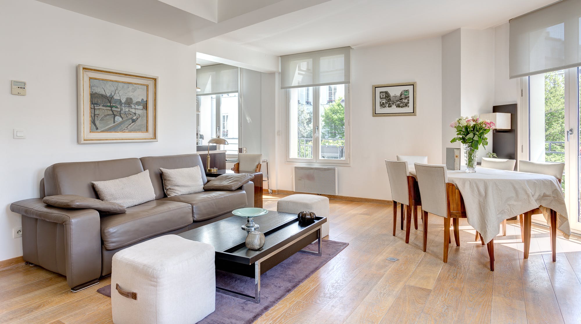 Villa Céladon Abbesses South Pigalle: Elegant 2-Bedroom Luxury Apartment with Air-Con, South Pigalle