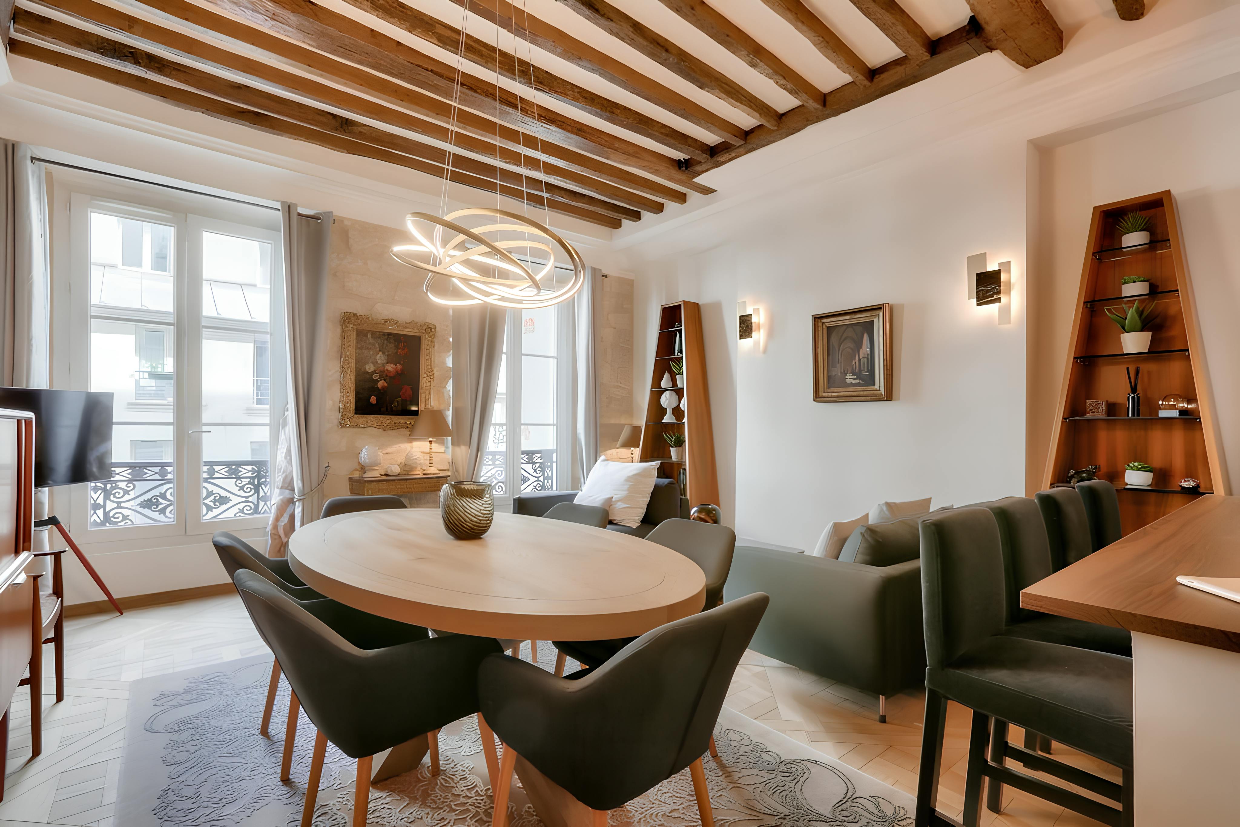 Villa Azur Pigneau Montorgueil – Les Halles: Elegant 3-Bedroom Apartment with Air-Con, Montorgueil – Les Halles, Paris