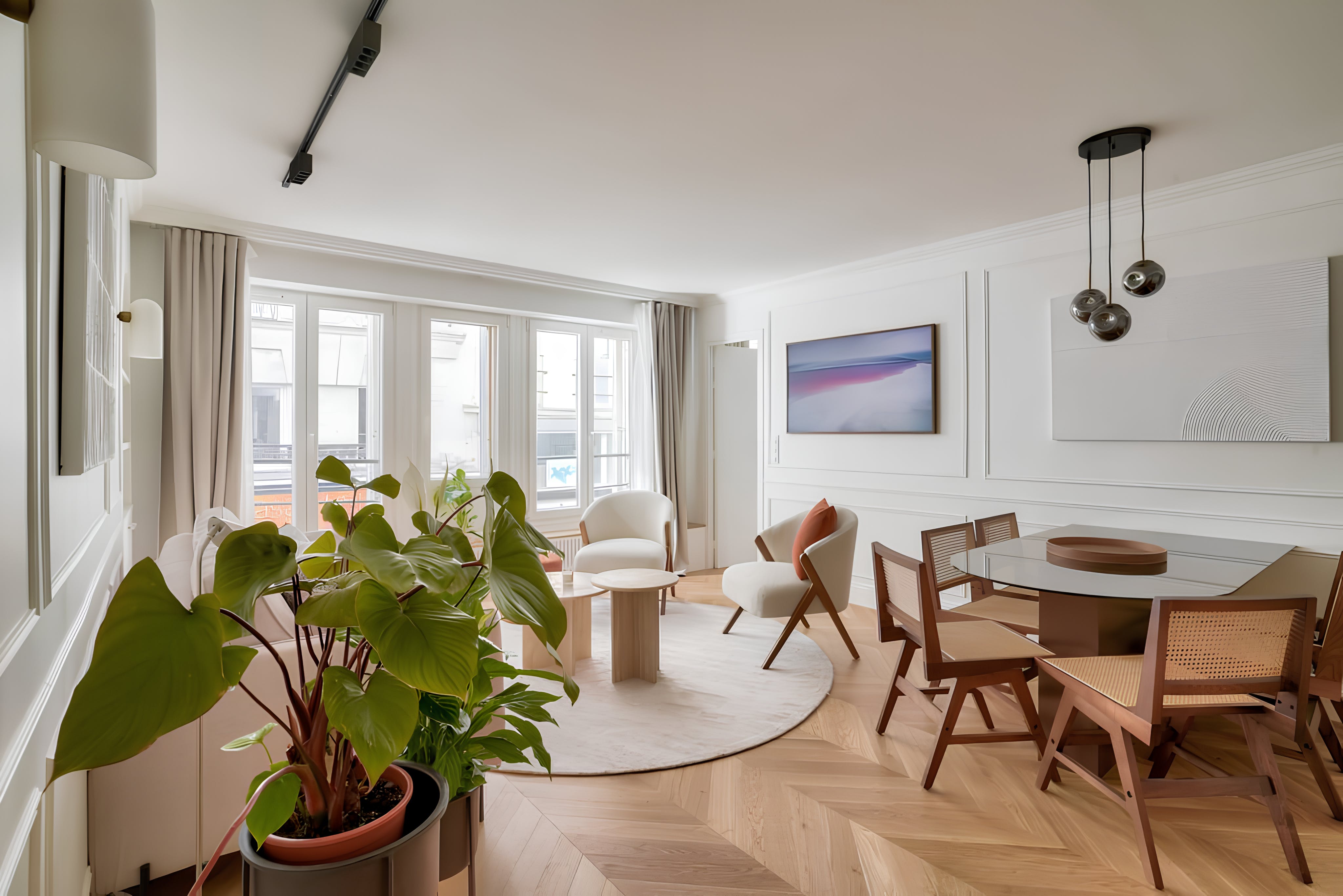 Villa Céladon Étienne Montorgueil – Les Halles: Stylish 2-Bedroom Apartment Rental with Remote Work Space, Montorgueil Paris