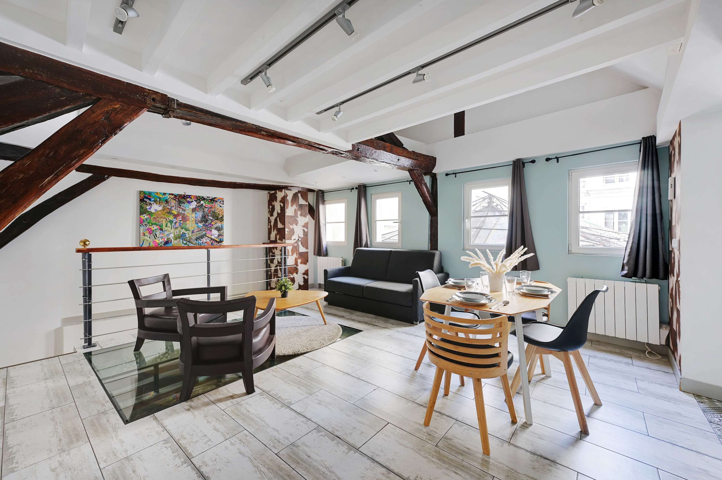 Villa Crépuscule Turgot Montorgueil – Les Halles: Charming 1-Bedroom Townhouse Rental with Family-Friendly Features in Montorgueil, Paris