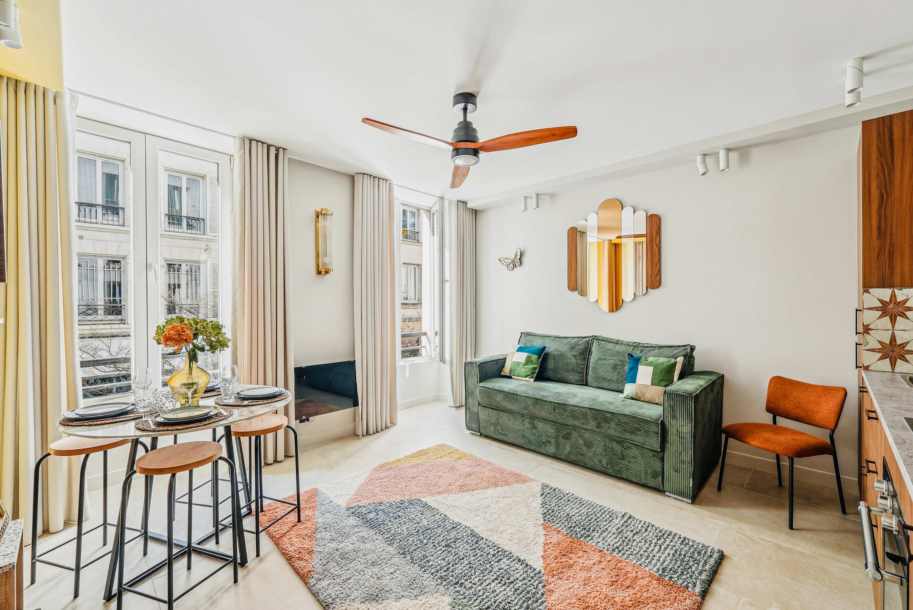 Villa Safran Rue Montorgueil – Les Halles: Charming 2-Bedroom Family Apartment Rental in Montorgueil Paris