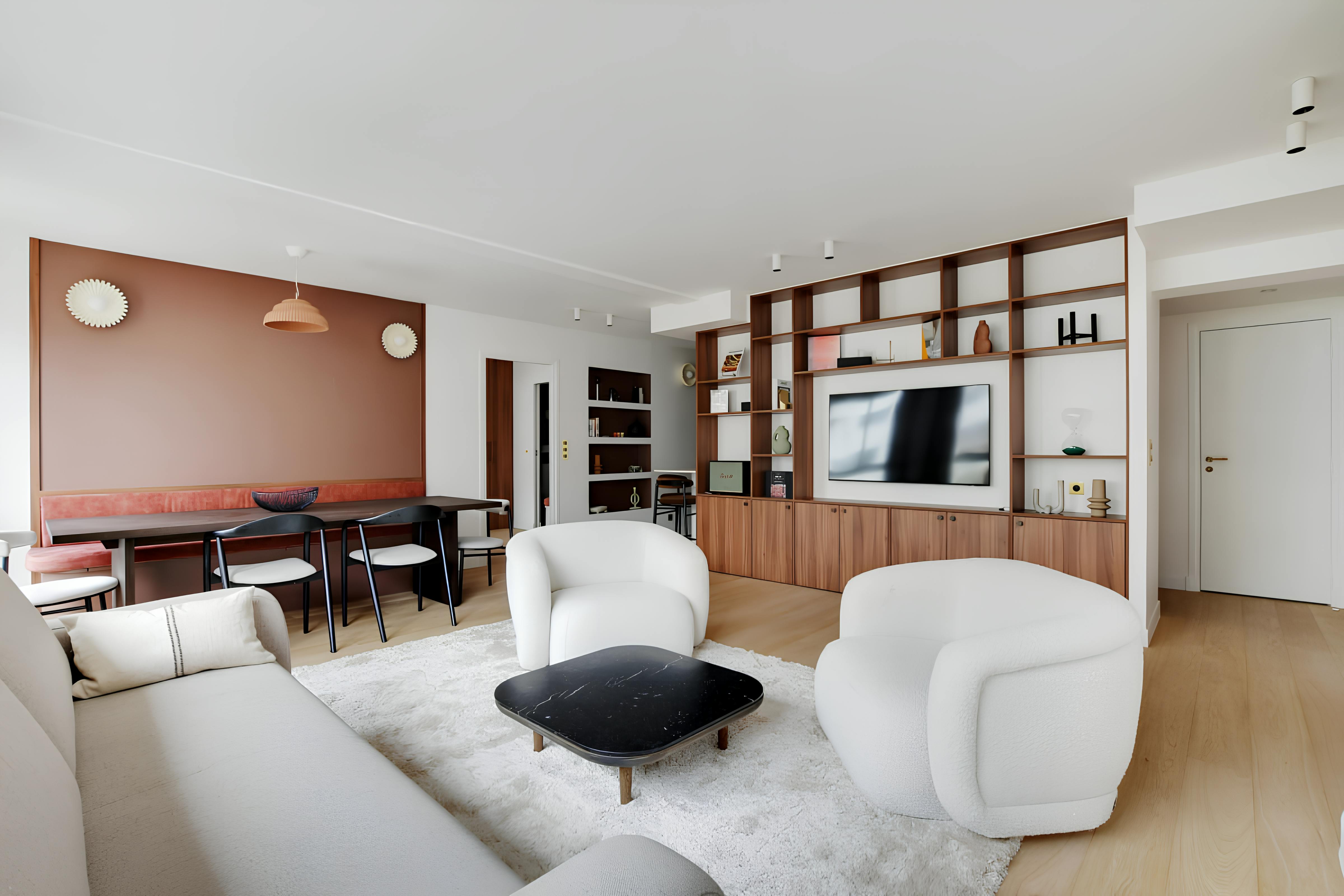 Villa Crépuscule Passy Trocadéro-709483: Elegant 3-Bedroom Apartment with Eiffel Tower Views, Trocadéro