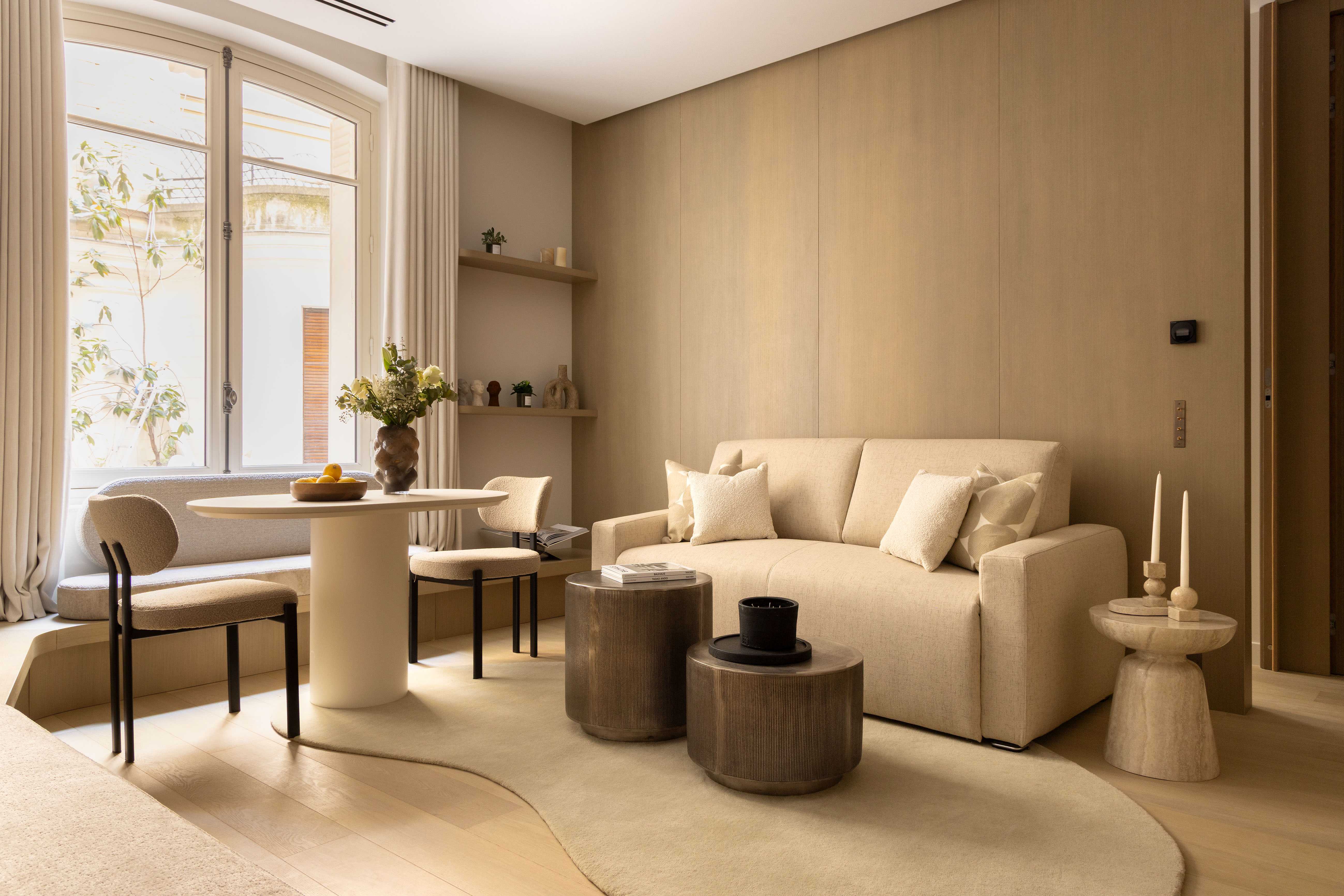 Villa Nordet Chaussée Opéra – Madeleine – Grands Magasins: Chic 1-Bedroom Apartment Rental with Air-Con in Opéra Madeleine, Paris