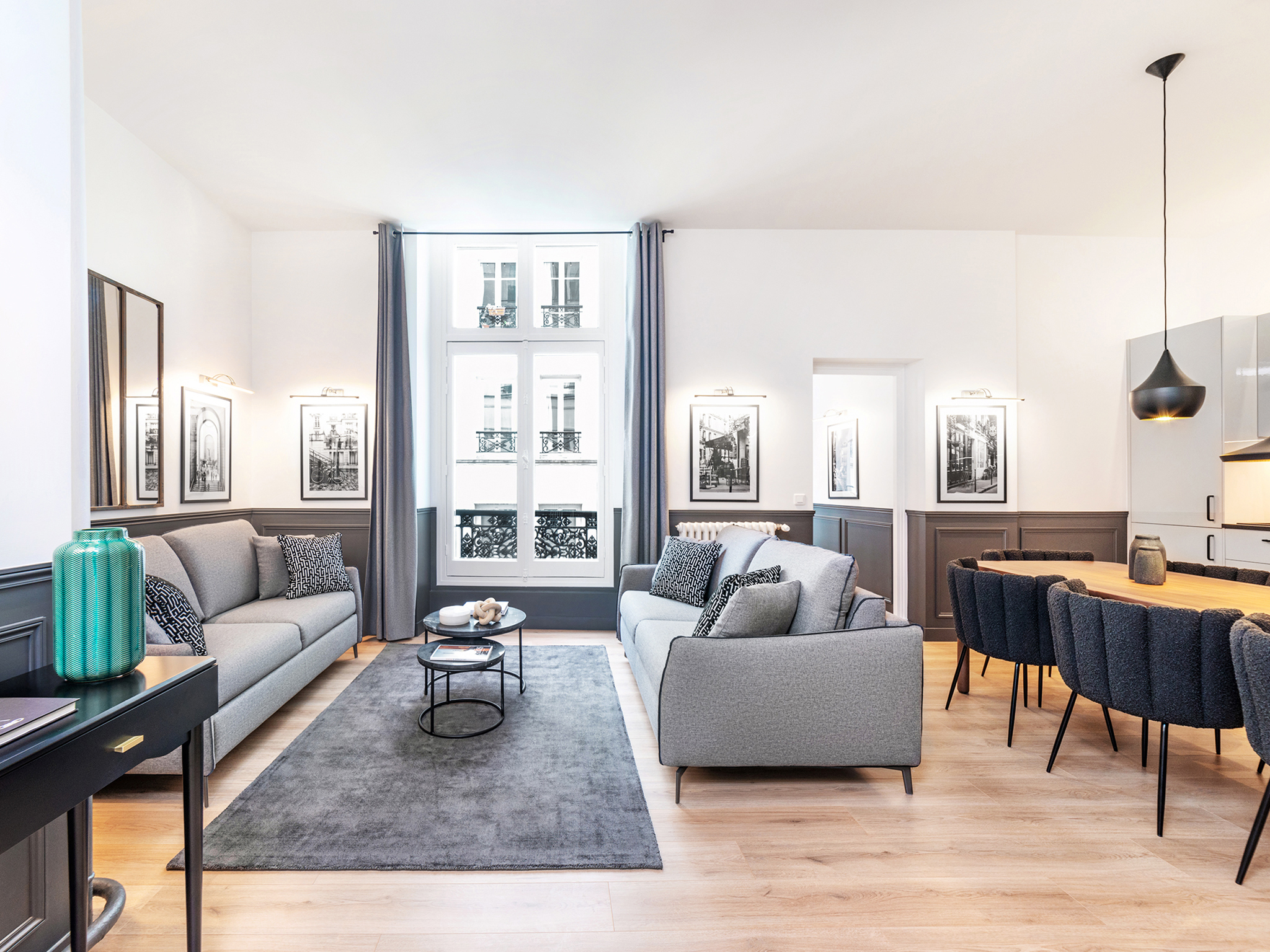 Villa Crépuscule Folie Grands Boulevards: Chic 3-Bedroom Apartment with Air-Con, Grands Boulevards Paris