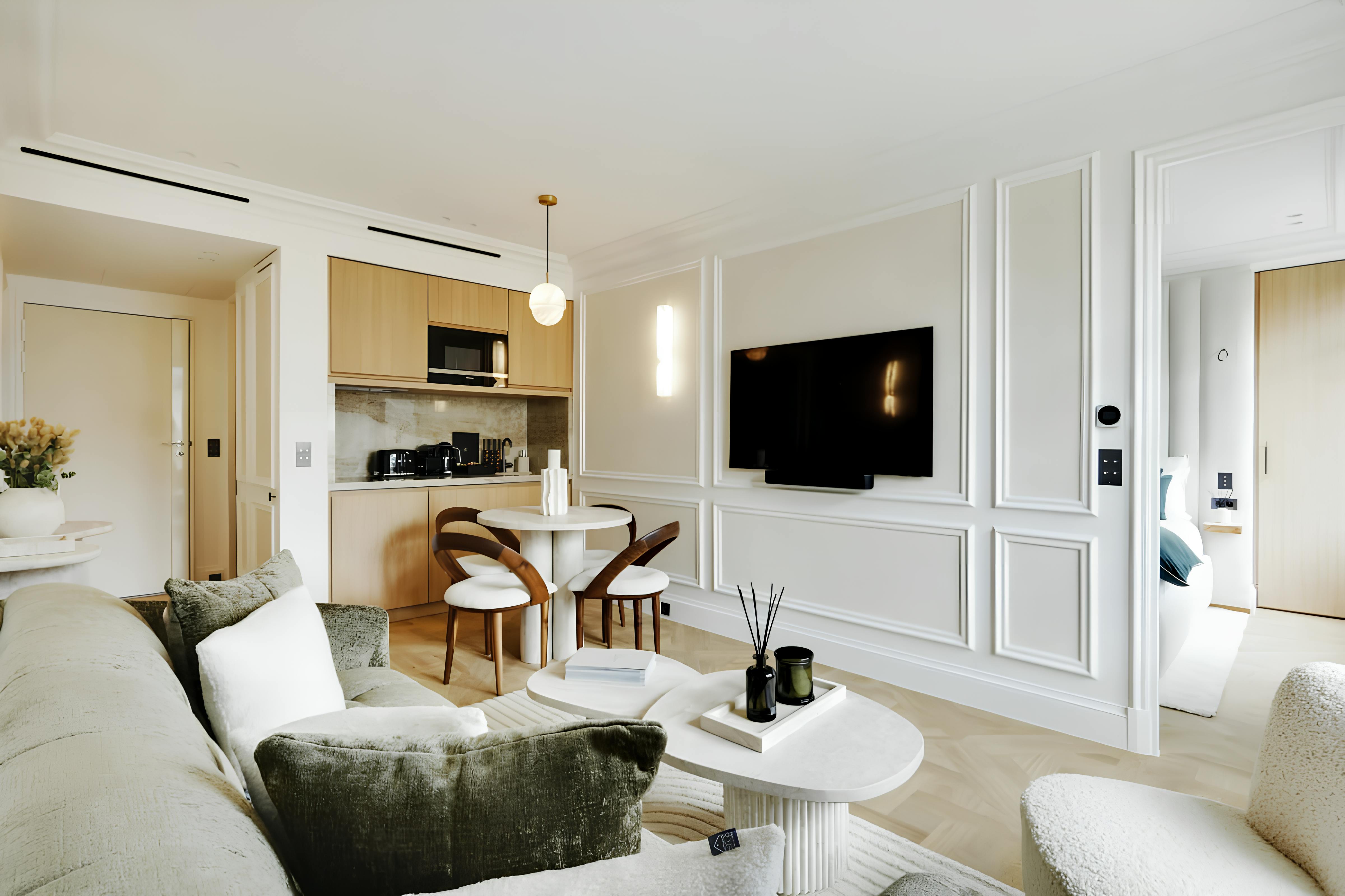Villa Aube Vendôme Opéra – Madeleine – Grands Magasins: Elegant 1-Bedroom Apartment with Air Conditioning in Opéra Paris