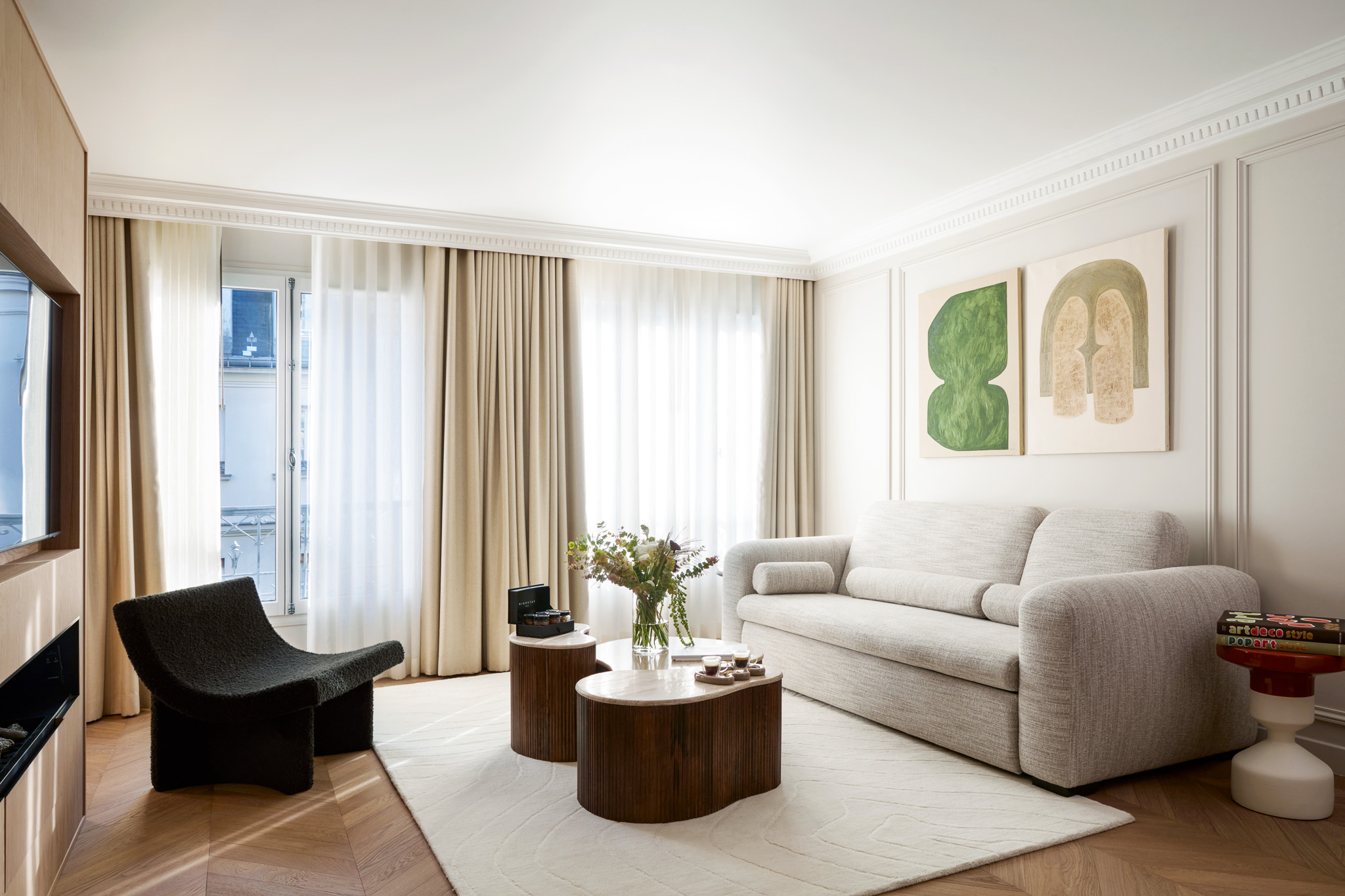 Villa Autan Louvre Montorgueil – Les Halles: Luxury 2-Bedroom Apartment with Air-Con, Paris Montorgueil