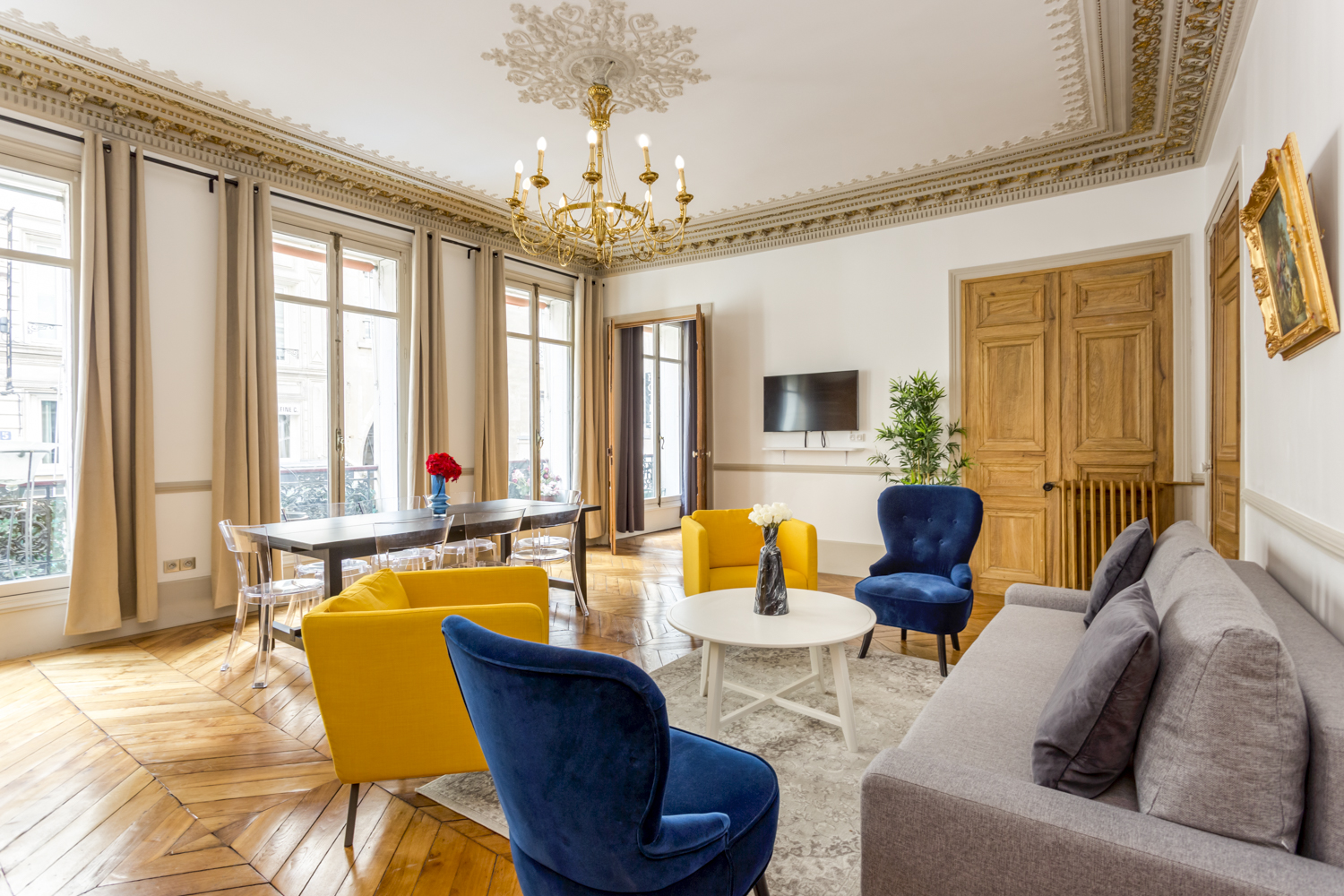 Villa Nordet Vivienne Opéra – Madeleine – Grands Magasins: Spacious 6-Bedroom Apartment for Families, Opéra – Madeleine