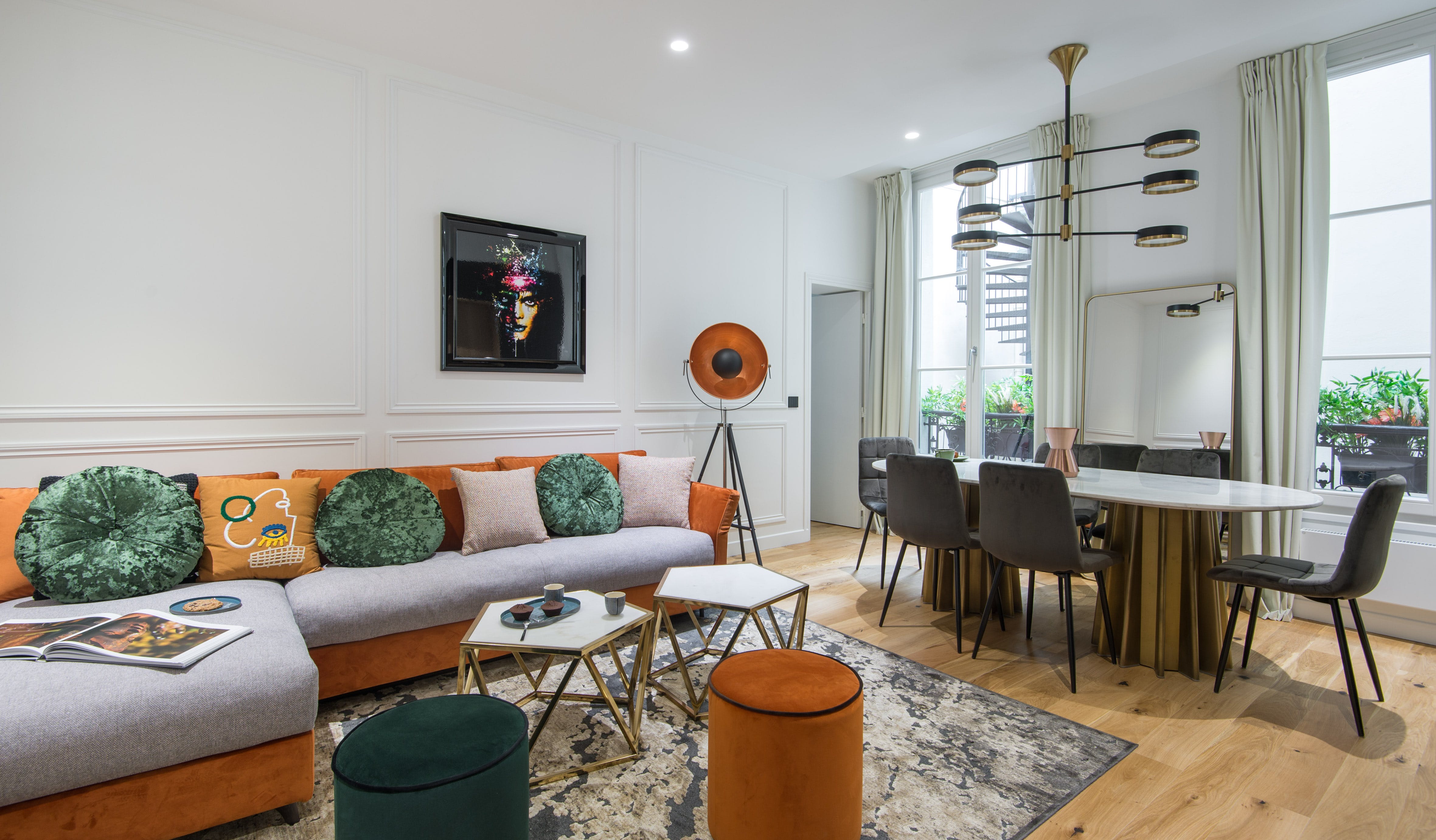 Villa Crépuscule Proudhon Opéra – Madeleine – Grands Magasins-751991: Spacious 3-Bedroom Luxury Apartment in Opéra, Paris