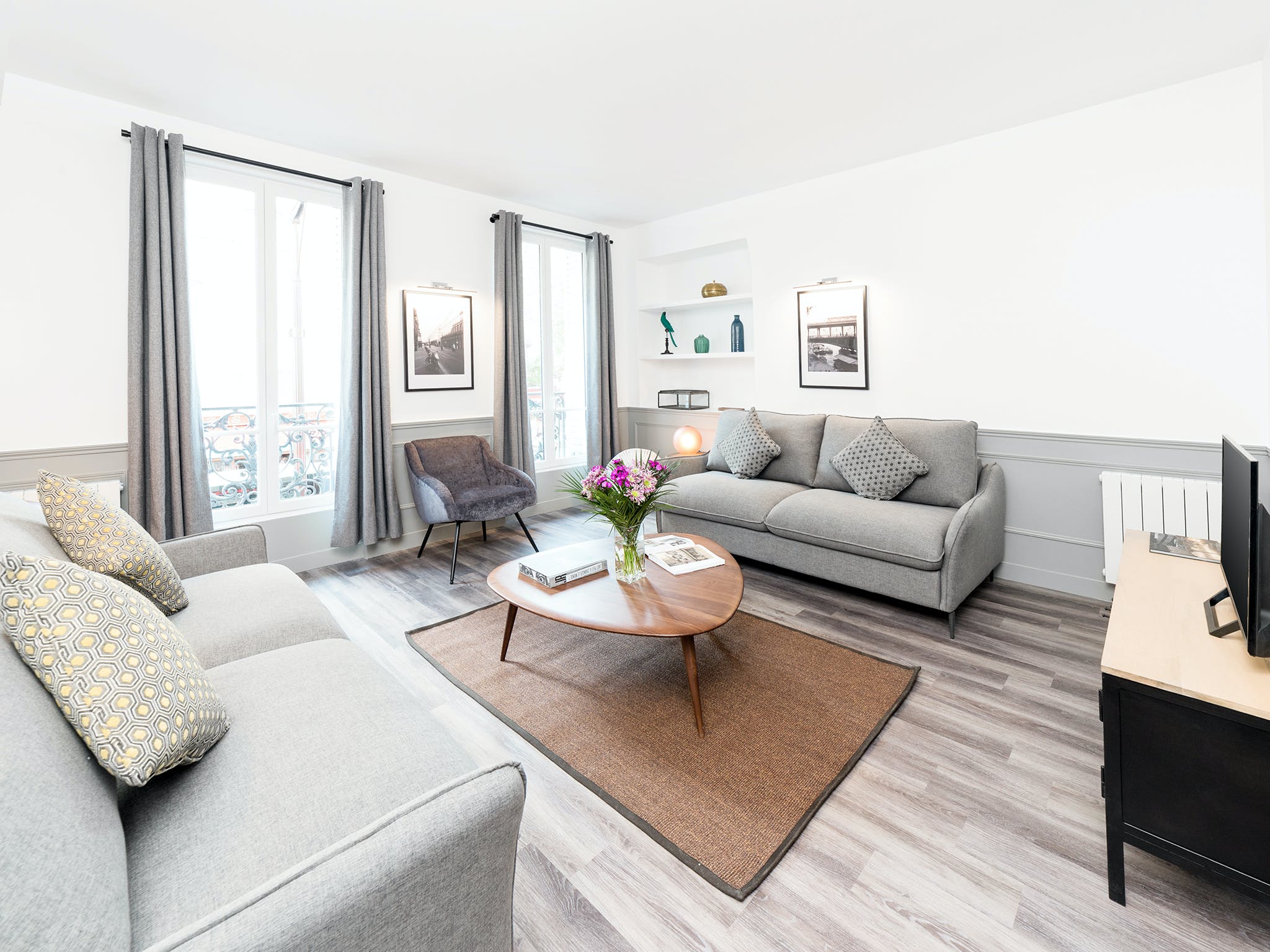 Villa Cers Belleville Canal Saint Martin – Oberkampf: Elegant 3-Bedroom Apartment for Families and Groups, Canal Saint Martin