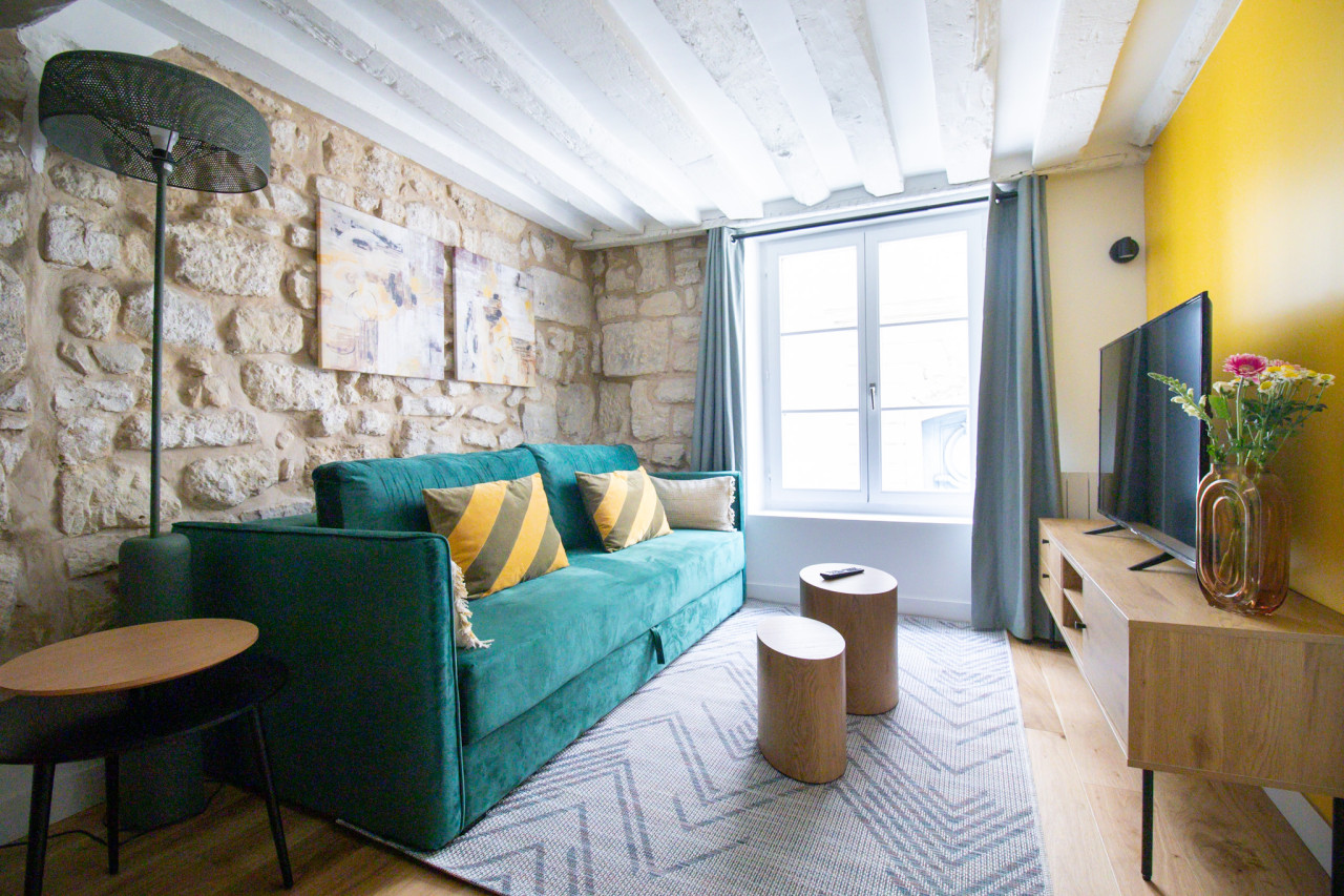 Villa Crépuscule RuedesArchives Le Marais: Elegant 2-Bedroom Apartment with Family-Friendly Features, Le Marais