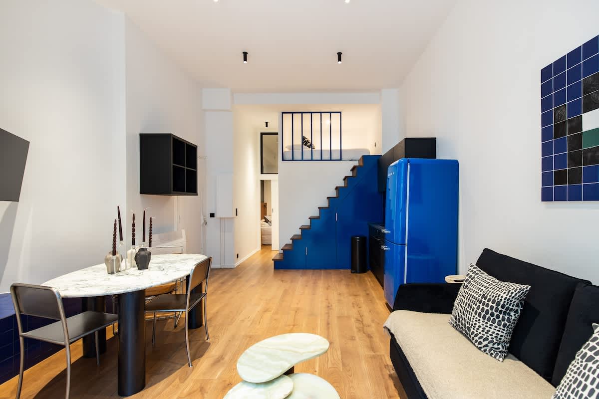Villa Crépuscule Hérold Montorgueil – Les Halles: Charming 1-Bedroom Townhouse Rental with Family-Friendly Features in Montorgueil Paris