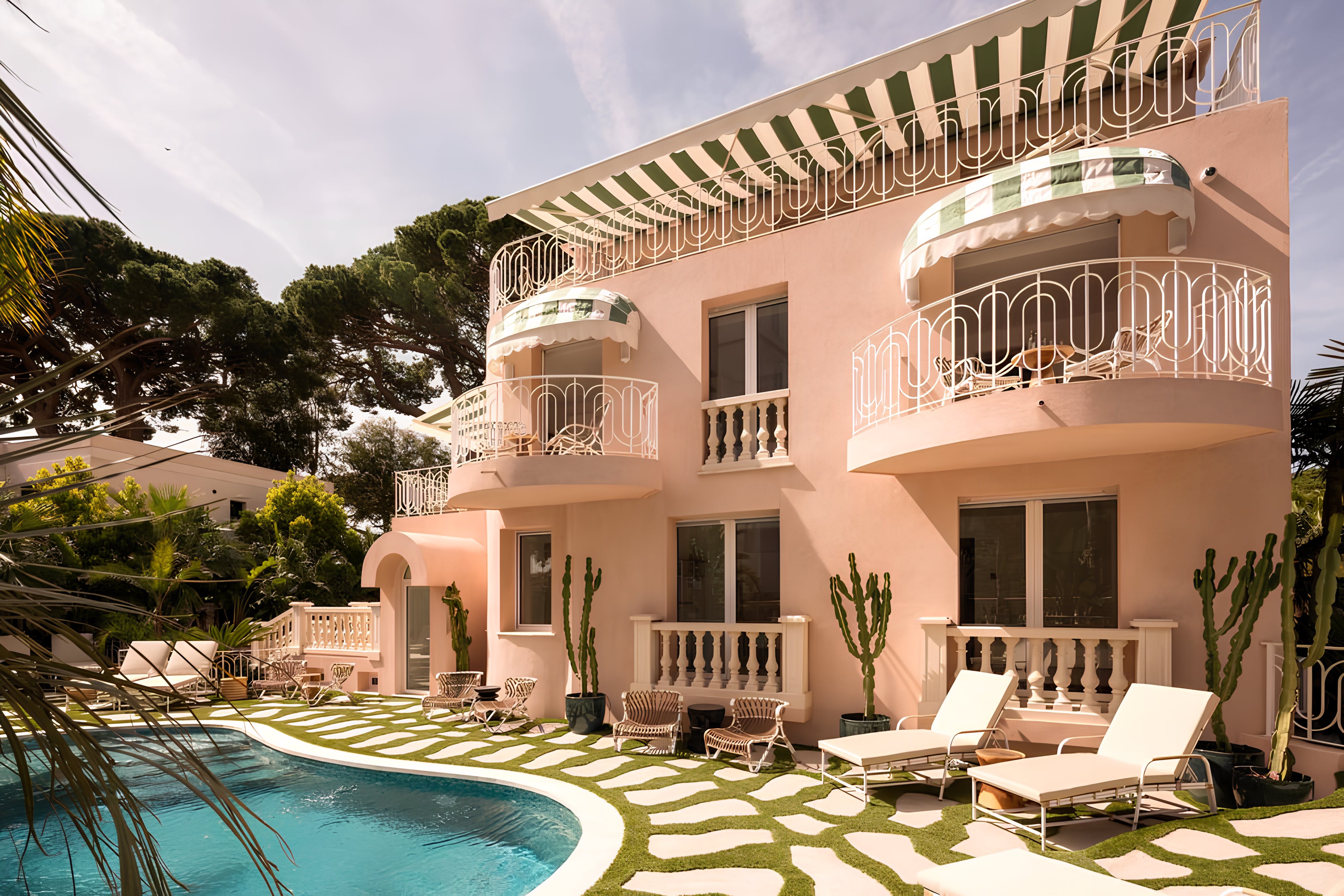 Château Suquet Cannes Cannes 24: Stylish 1-Bedroom Apartment with Seaview and Pool, Apartment Rental Cannes