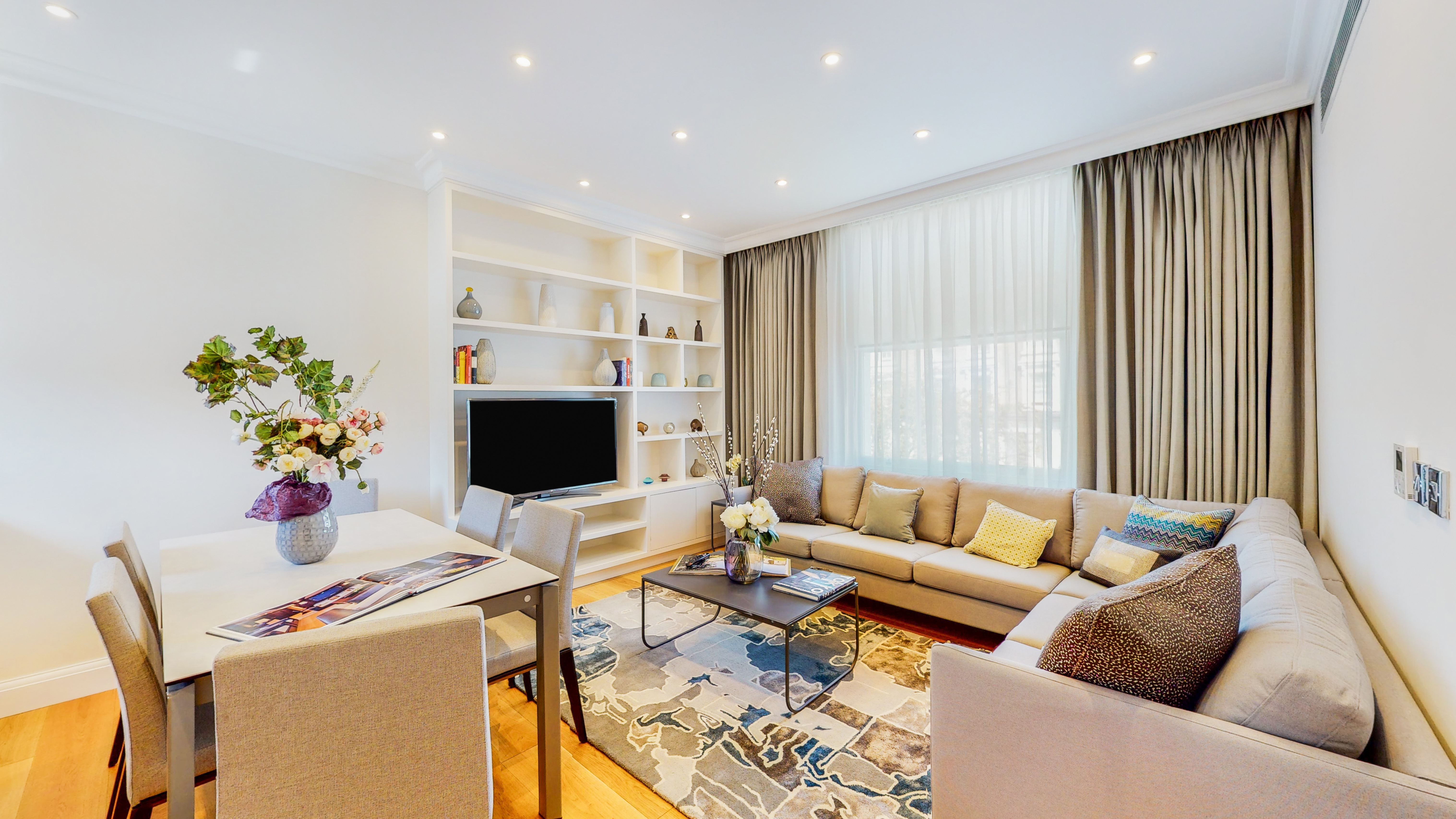 House Abingdon EarlsCourt: Chic 2-Bedroom Apartment with Air Conditioning in Earl’s Court London