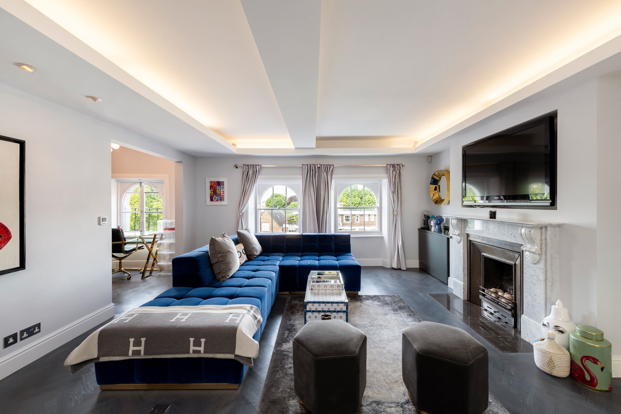 House Rowan Thurloe Square South Kensington: Chic 4-Bedroom Apartment with Rooftop Terrace, South Kensington