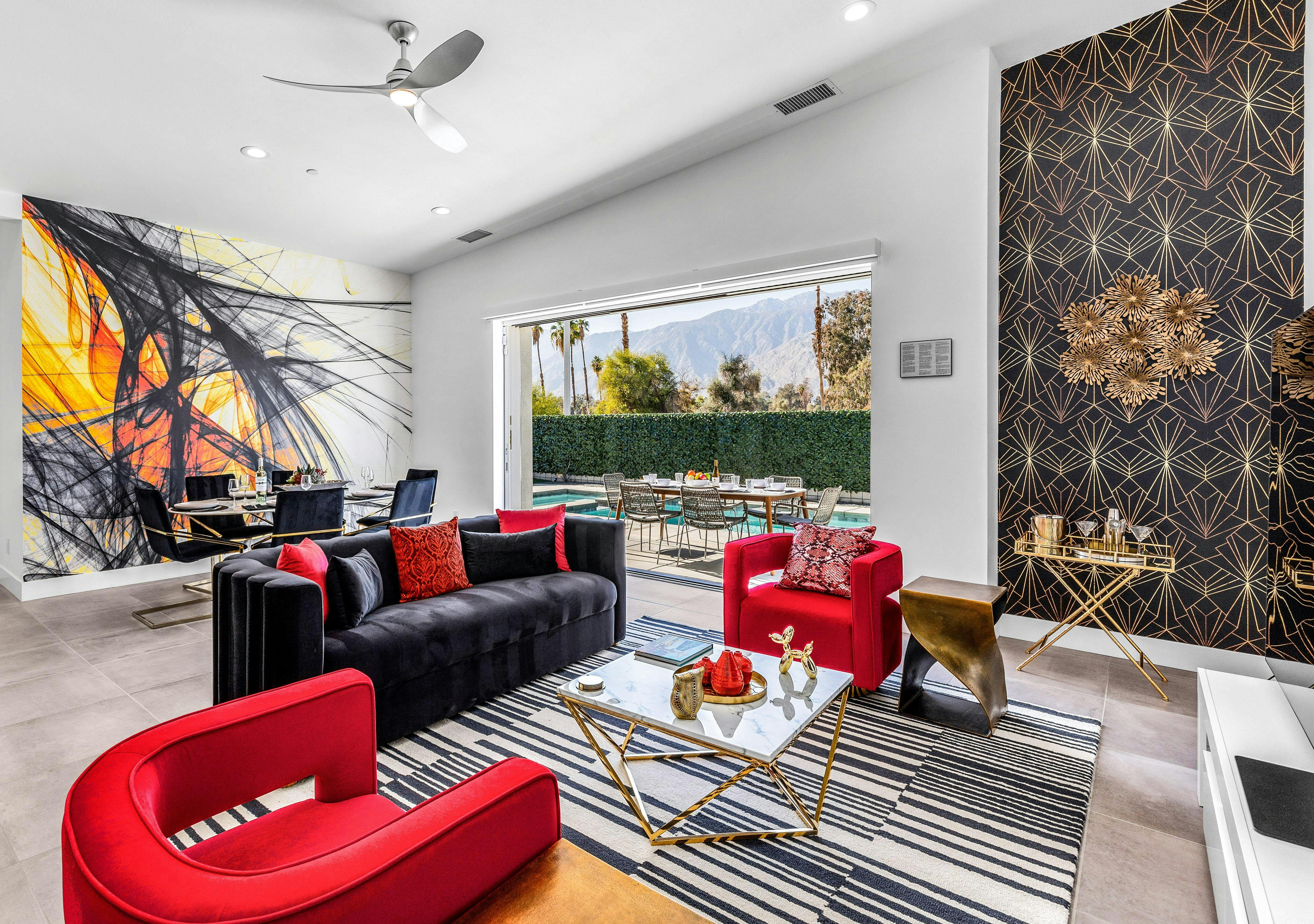 Villa Alba Chino Canyon Cathedral City: Luxury 3-Bedroom House with Pool and Hot Tub, Cathedral City