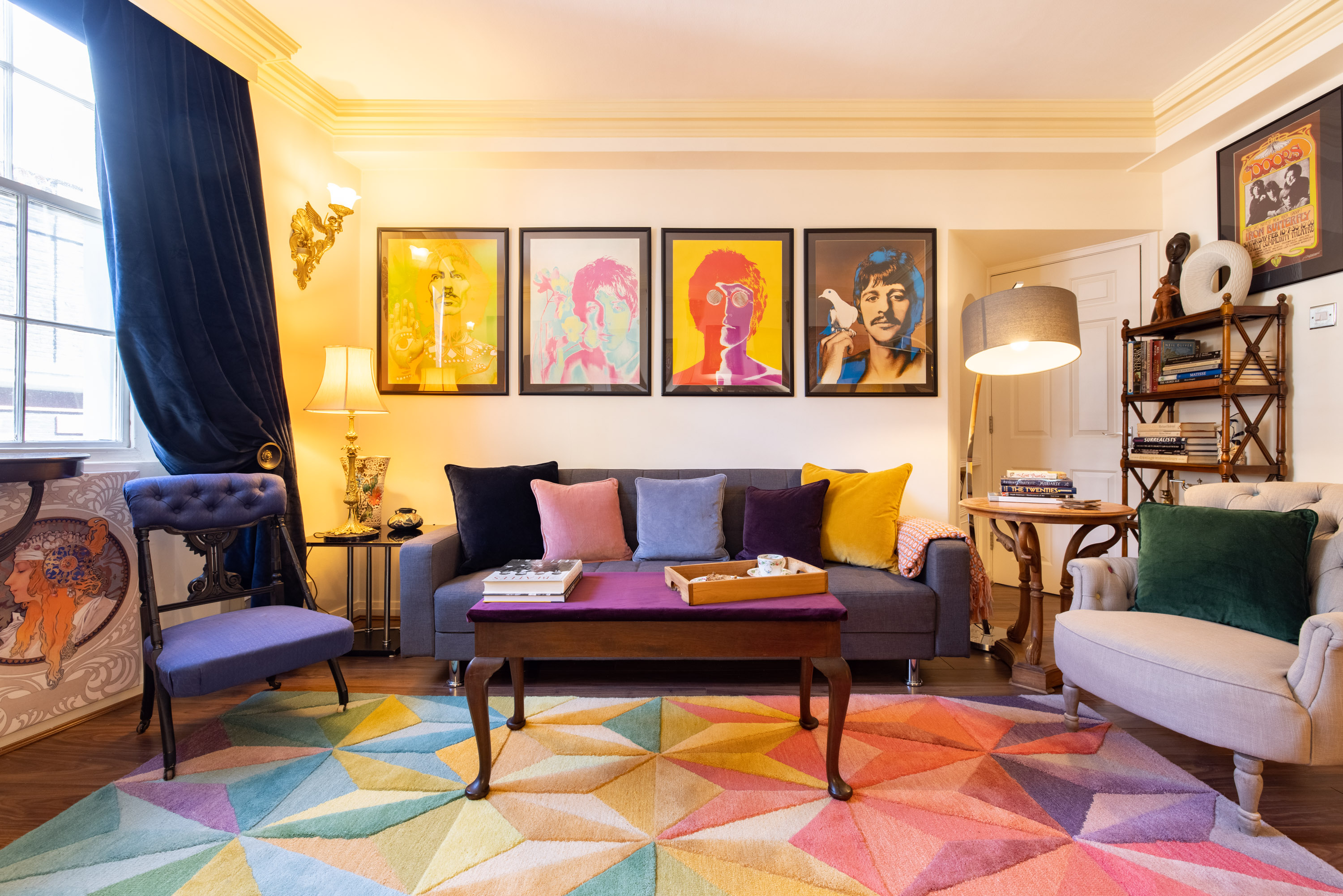 House Rowan Berkeley Square Mayfair: Elegant 2-Bedroom Apartment with Retro Charm, Mayfair, London