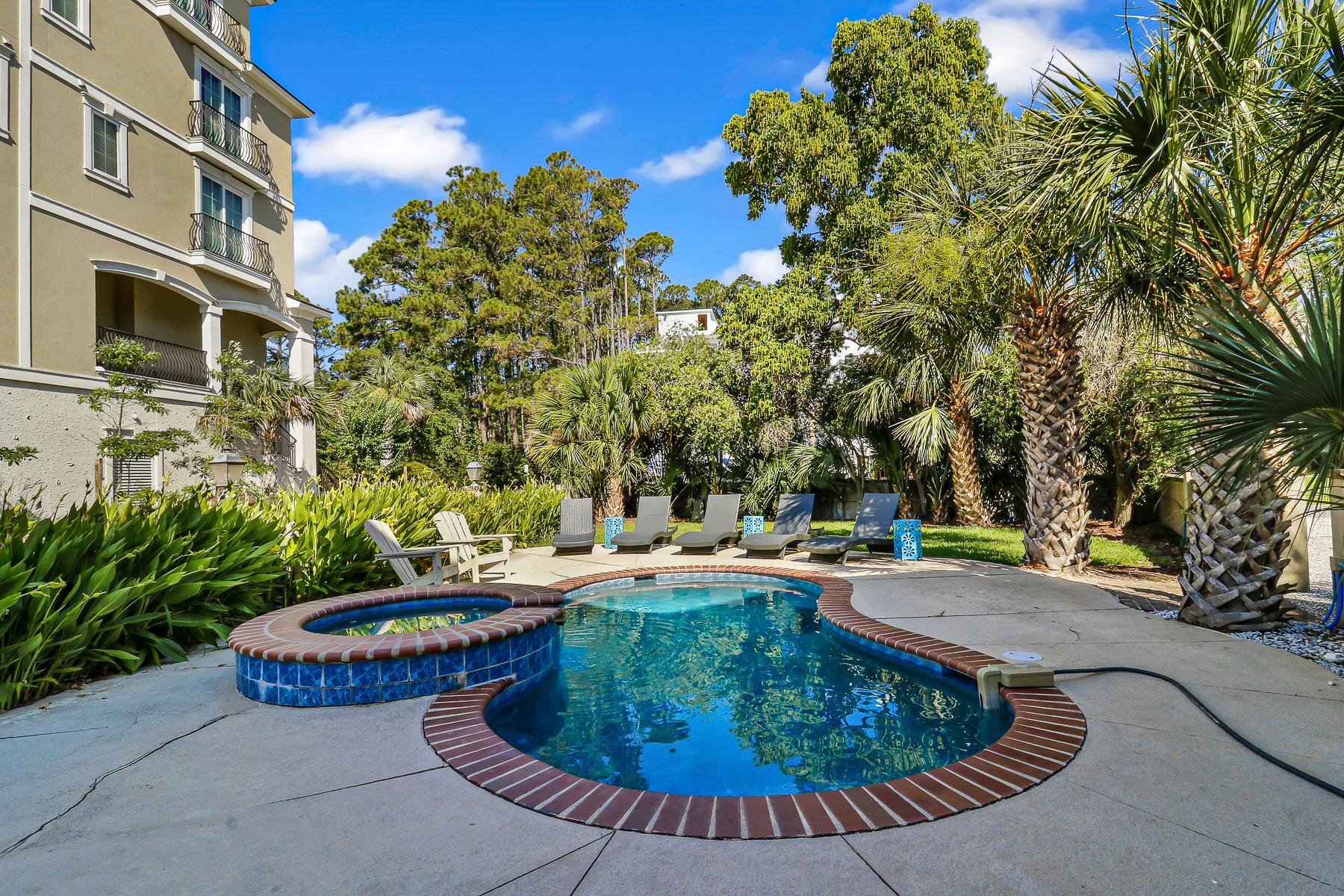 Villa Levante Jarvis Hilton Head: Luxury 5-Bedroom Villa with Private Pool and Seaview, Hilton Head