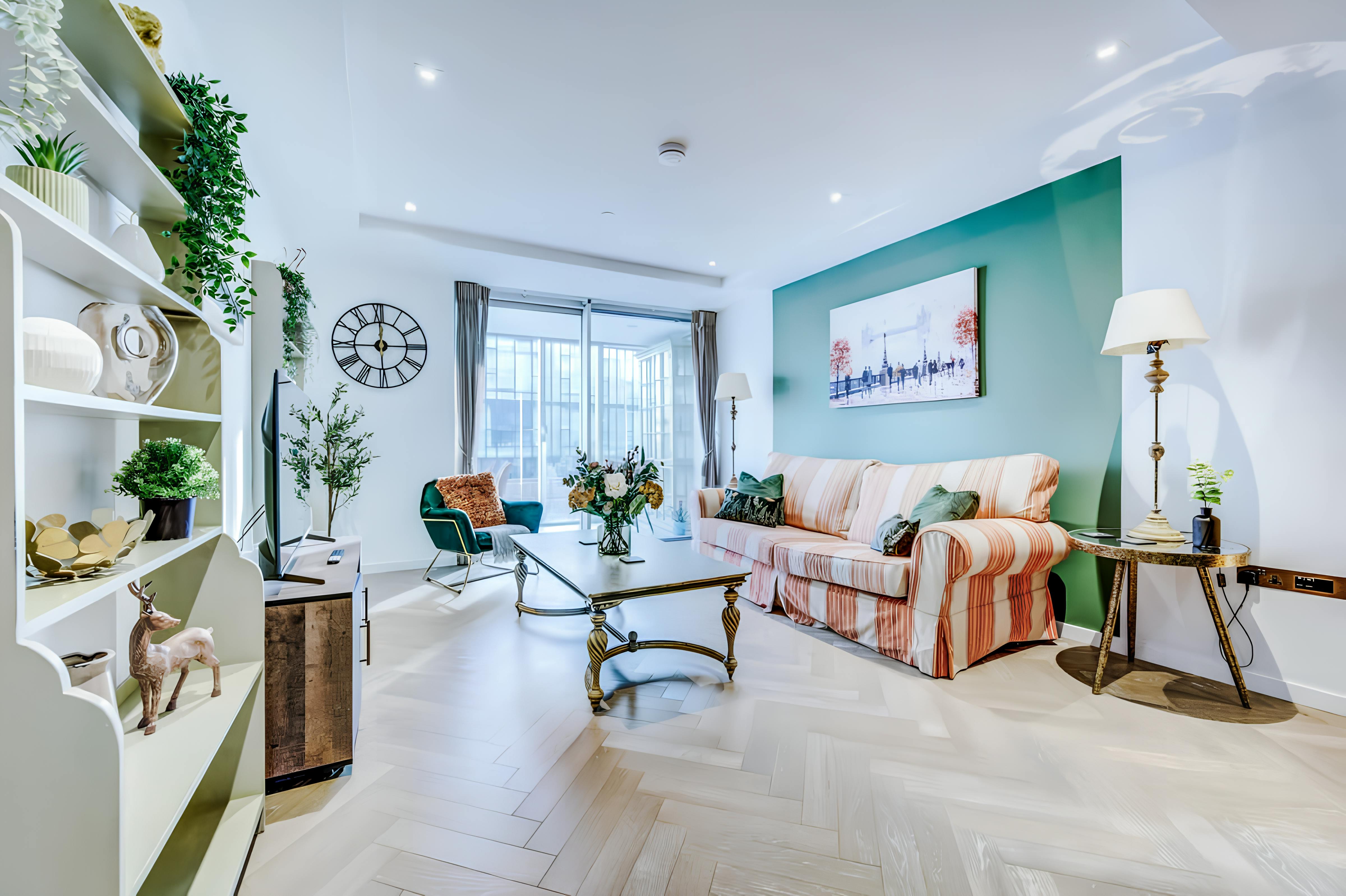 House Powerstation Battersea: Luxury 2-Bedroom Apartment with Air Conditioning in Battersea, London